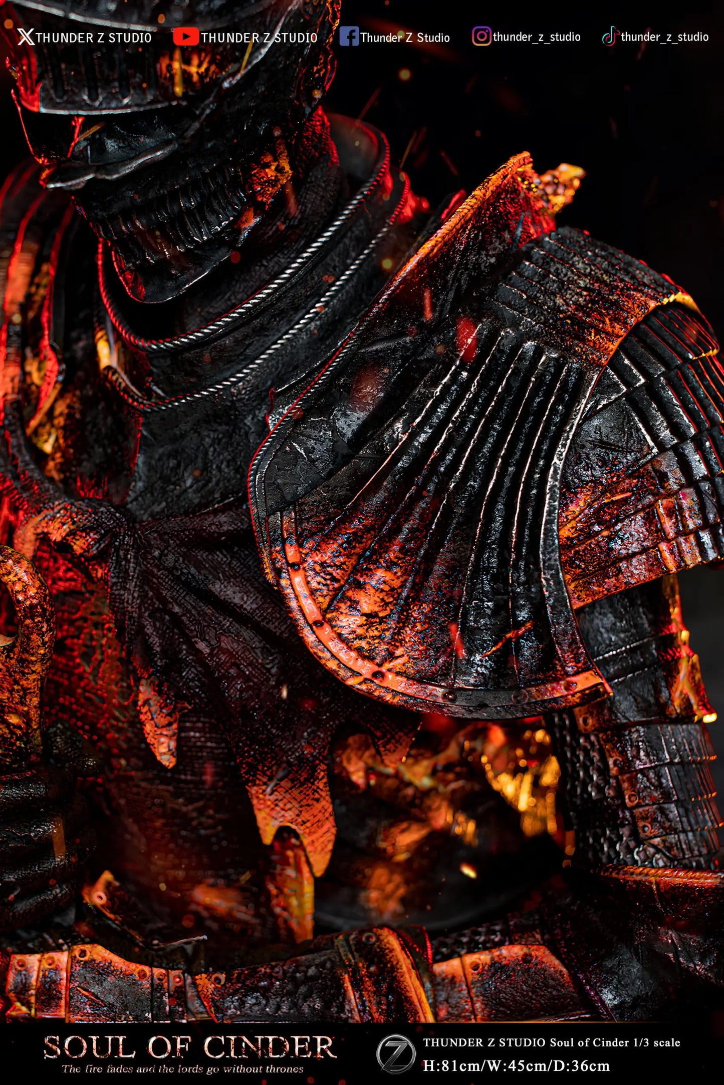 Dark Souls THUNDER Z Studio Lord of Cinder Resin Statue
