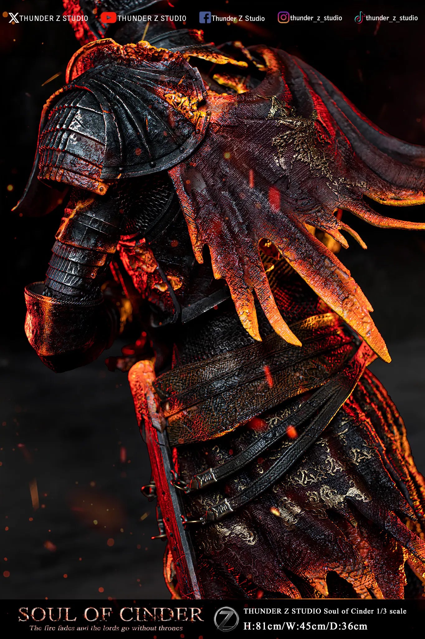 Dark Souls THUNDER Z Studio Lord of Cinder Resin Statue