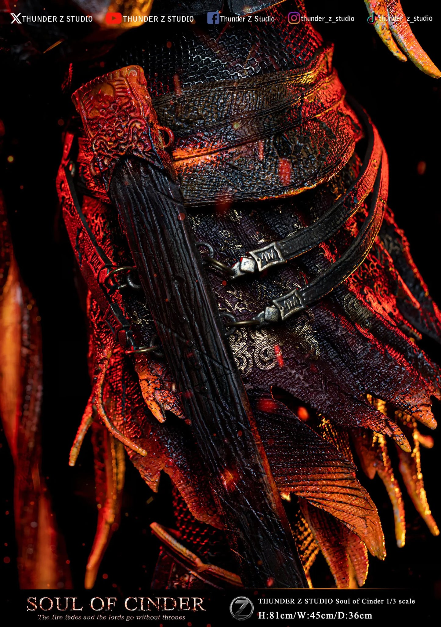 Dark Souls THUNDER Z Studio Lord of Cinder Resin Statue