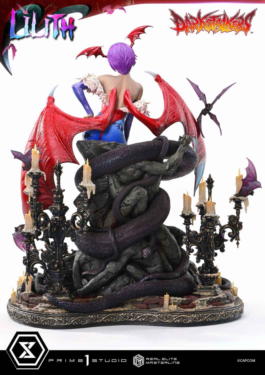 Darkstalkers Prime 1 Studio Real Elite Masterline Lilith REMDKS-02 REMDKS-02S Licensed Resin Statue