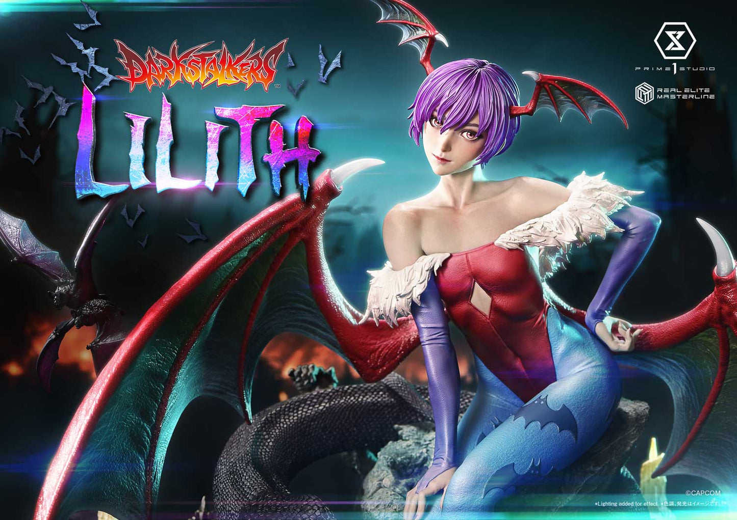 Darkstalkers Prime 1 Studio Real Elite Masterline Lilith Aensland REMDKS-02 REMDKS-02S Licensed Resin Statue