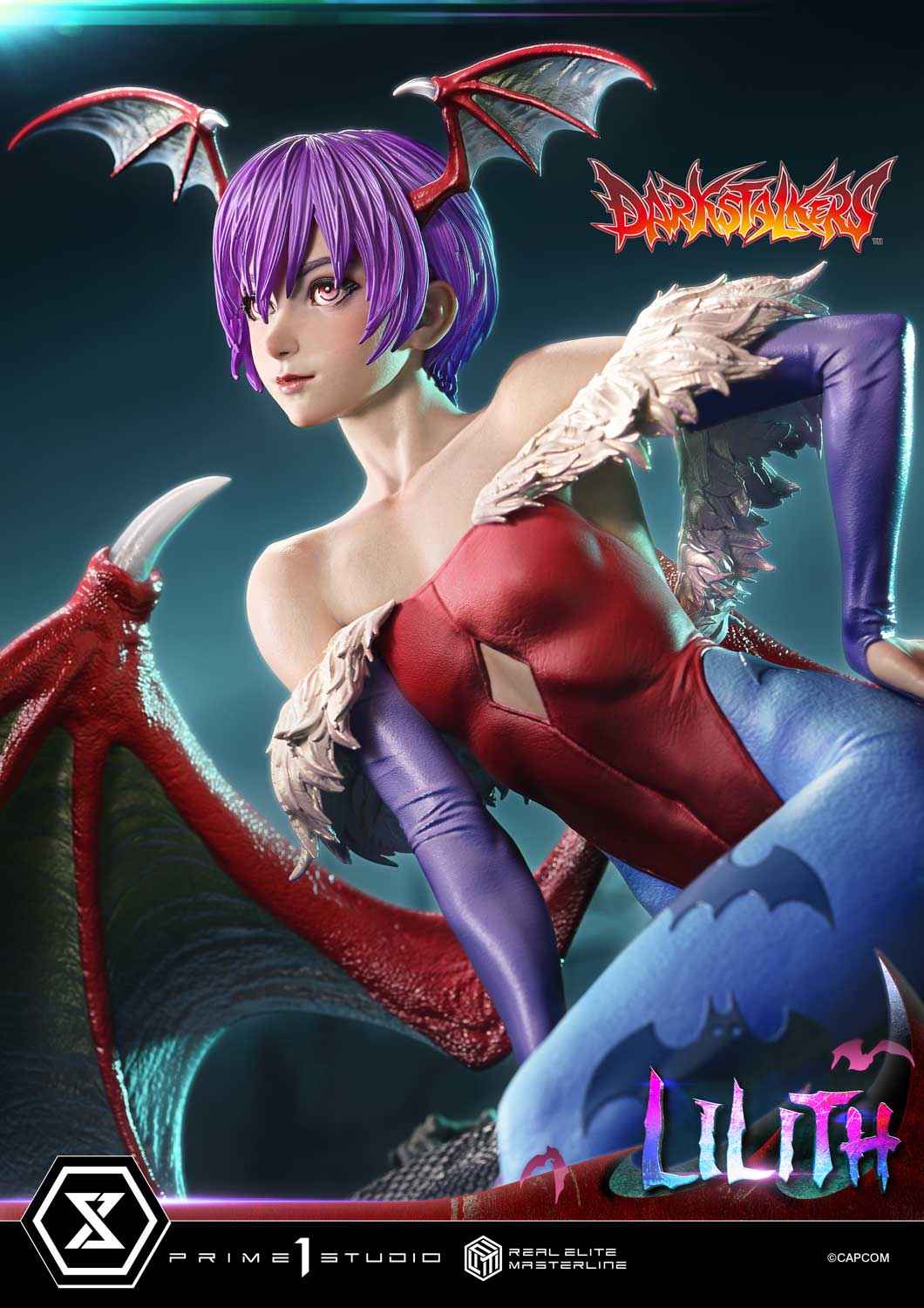 Darkstalkers Prime 1 Studio Real Elite Masterline Lilith REMDKS-02 REMDKS-02S Licensed Resin Statue