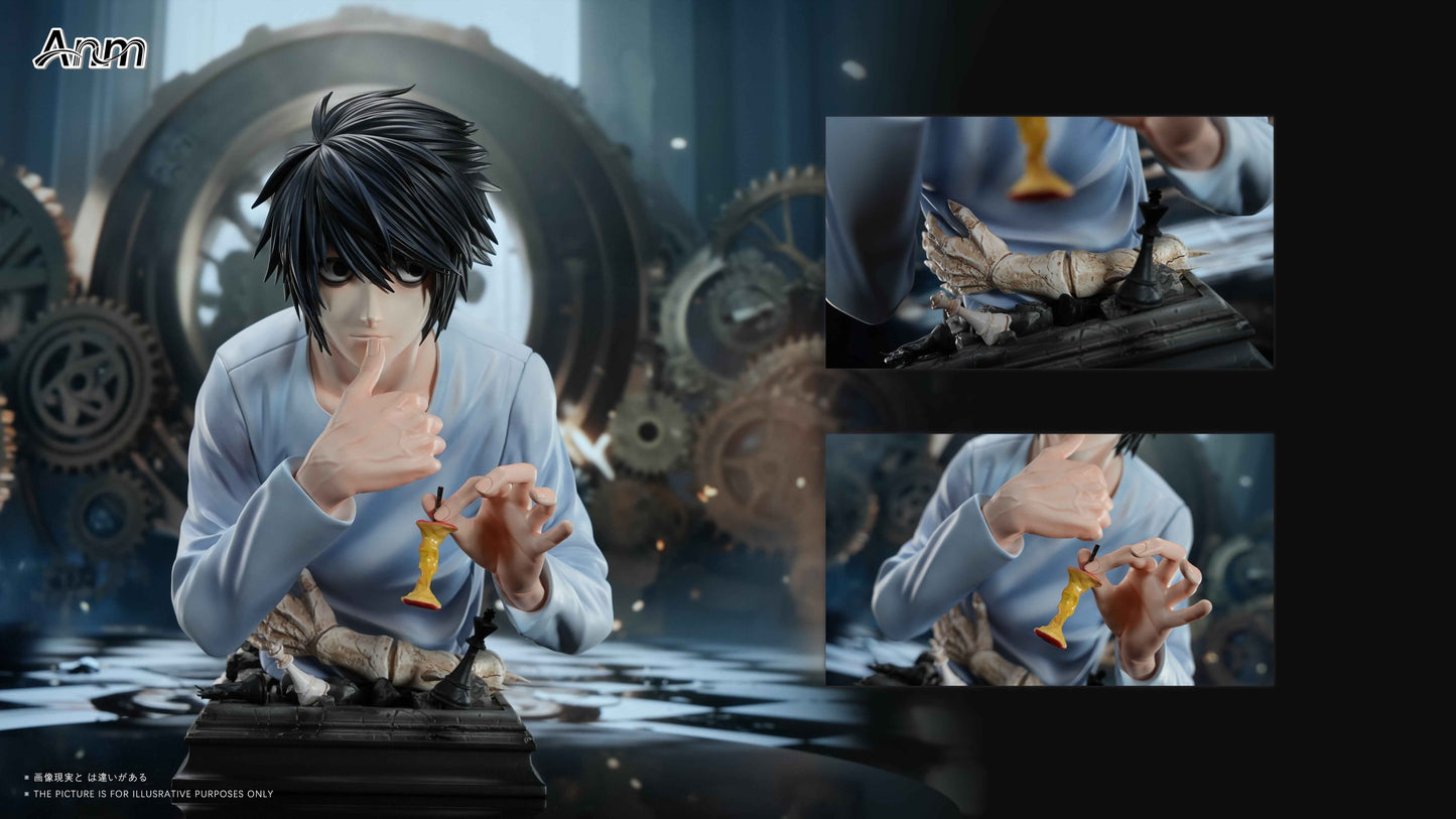 Death Note Anm Studio L Lawliet 1/3 Bust Resin Statue