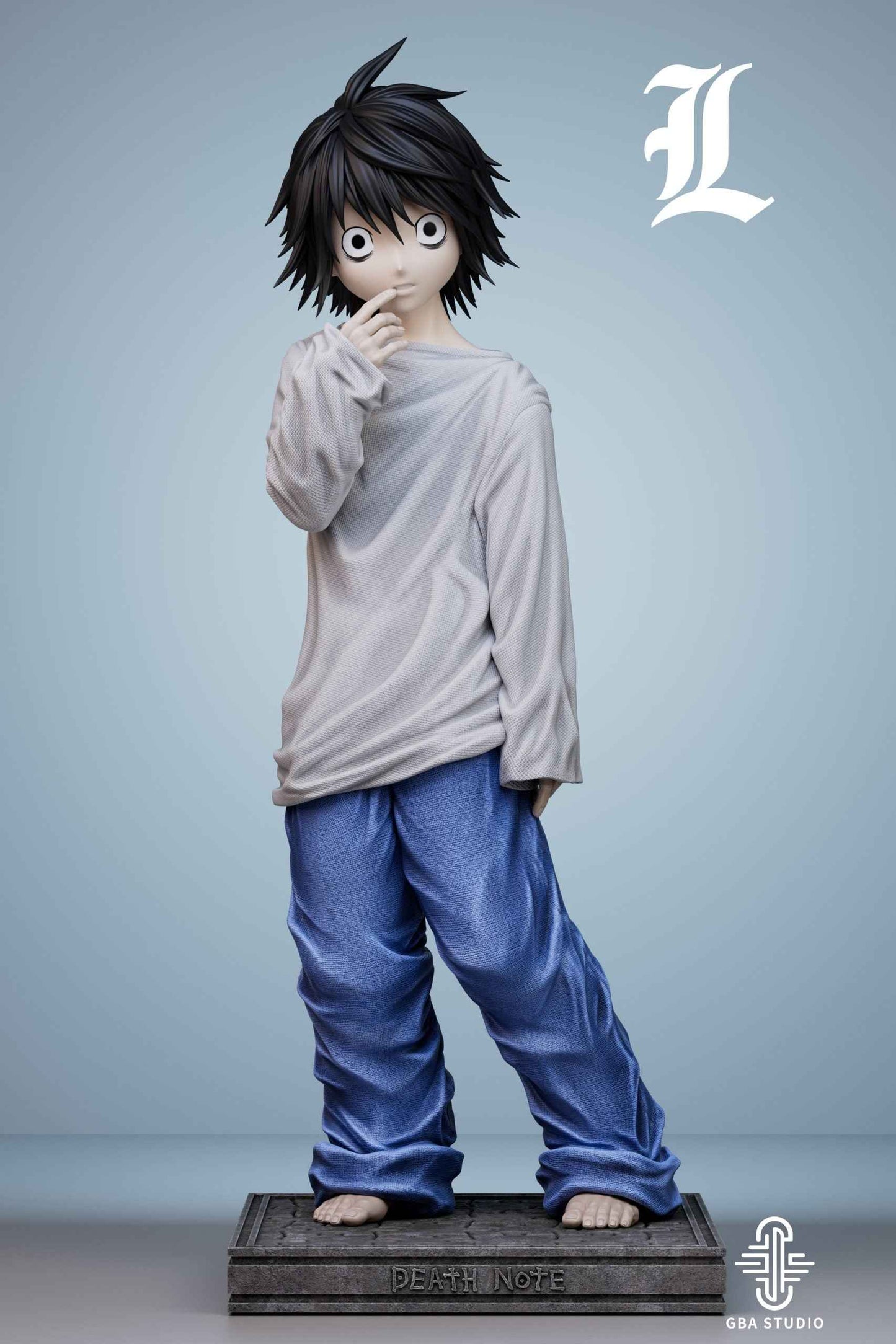 Death Note GBA Studio Childhood L Lawliet Resin Statue