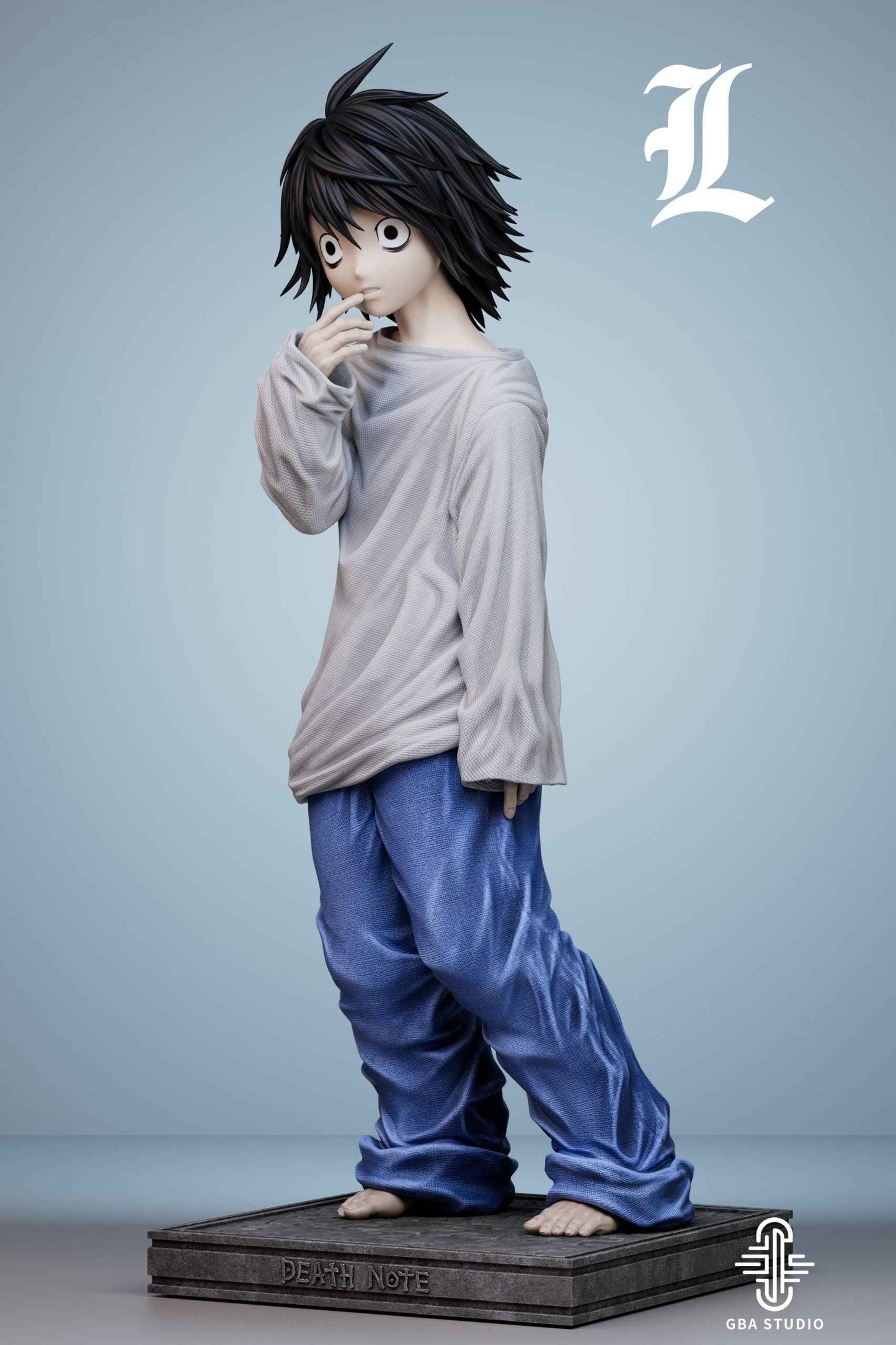 Death Note GBA Studio Childhood L Lawliet Resin Statue