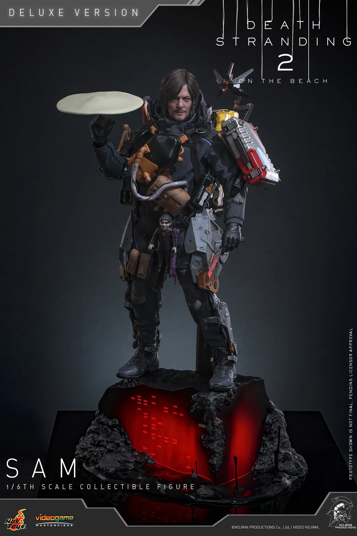 Death Stranding Hot Toys Sam (Sculpted Hair Deluxe Edition) VGM76 Licensed Action Figure