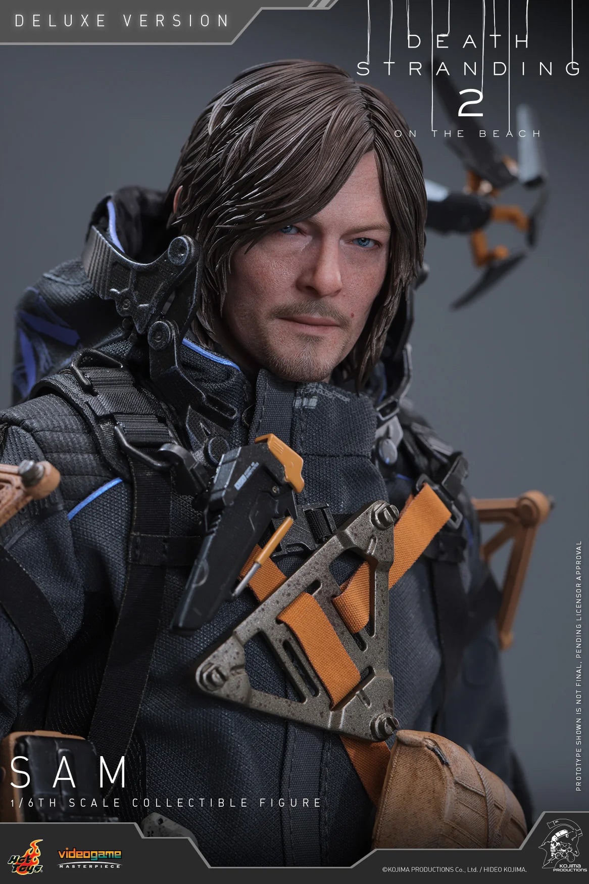 Death Stranding Hot Toys Sam (Sculpted Hair Deluxe Edition) VGM76 Licensed Action Figure