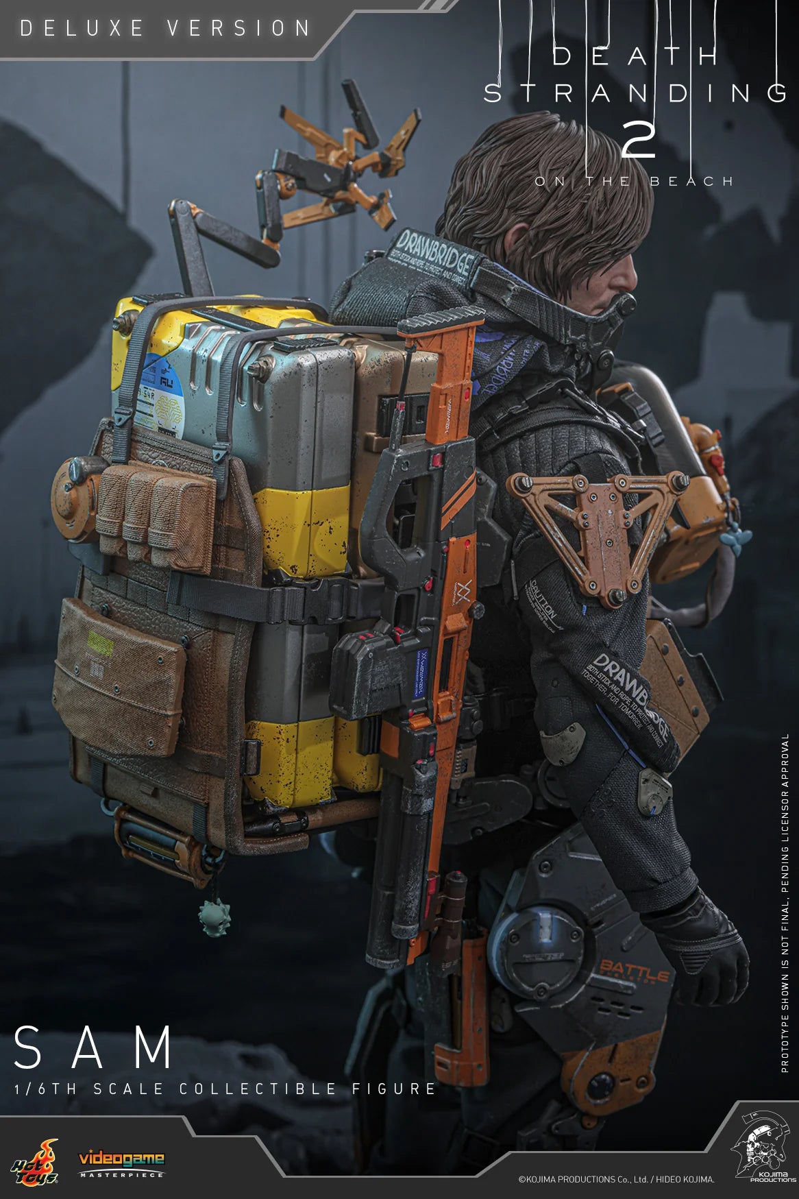 Death Stranding Hot Toys Sam (Sculpted Hair Deluxe Edition) VGM76 Licensed Action Figure