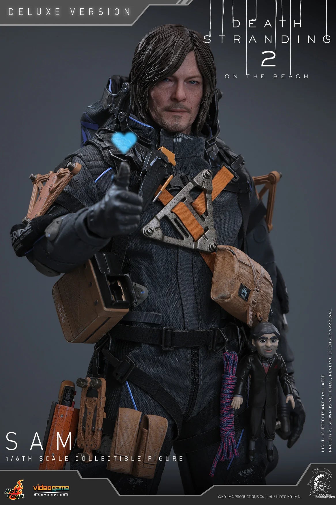 Death Stranding Hot Toys Sam (Sculpted Hair Deluxe Edition) VGM76 Licensed Action Figure