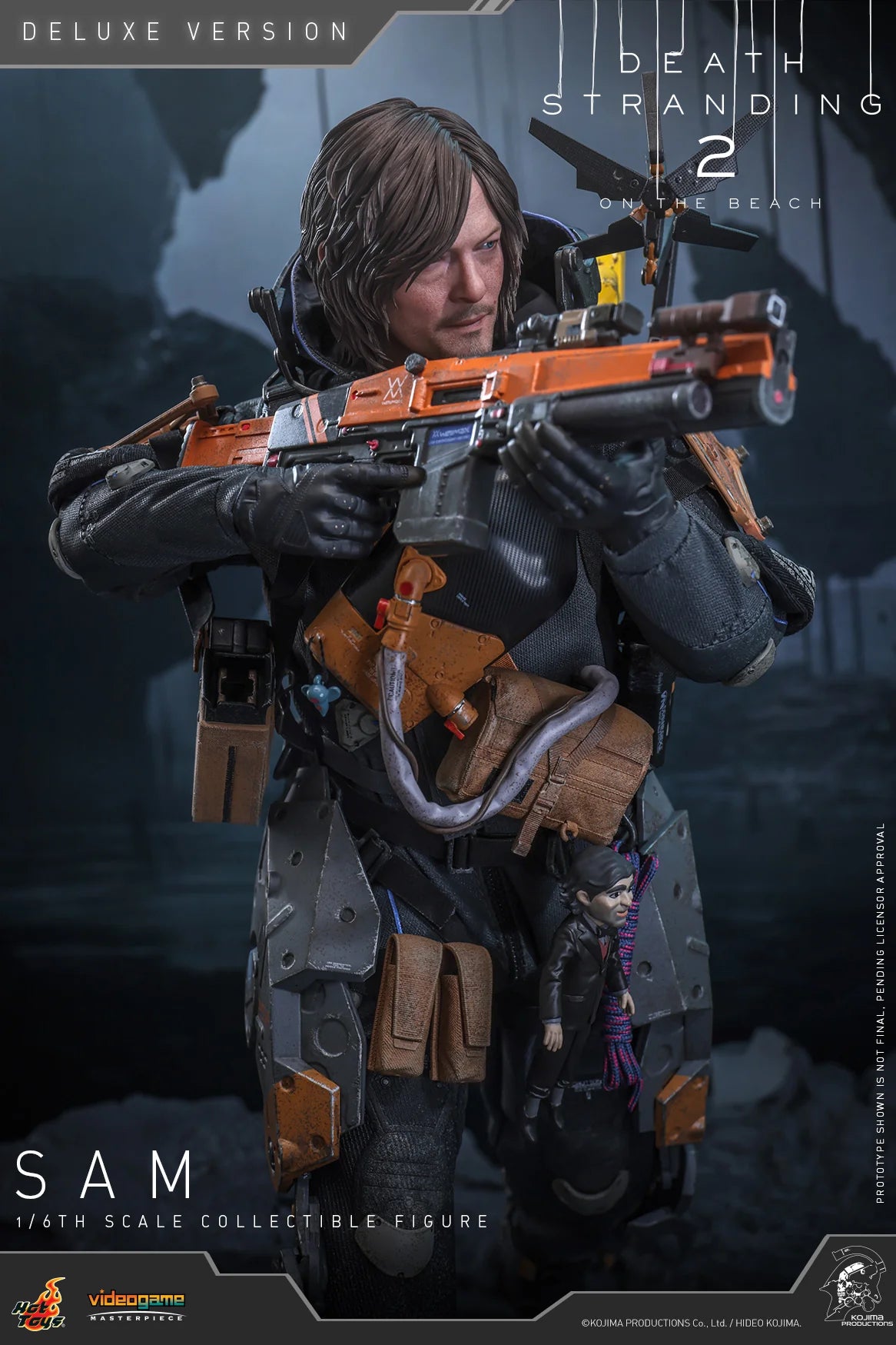 Death Stranding Hot Toys Sam (Sculpted Hair Deluxe Edition) VGM76 Licensed Action Figure