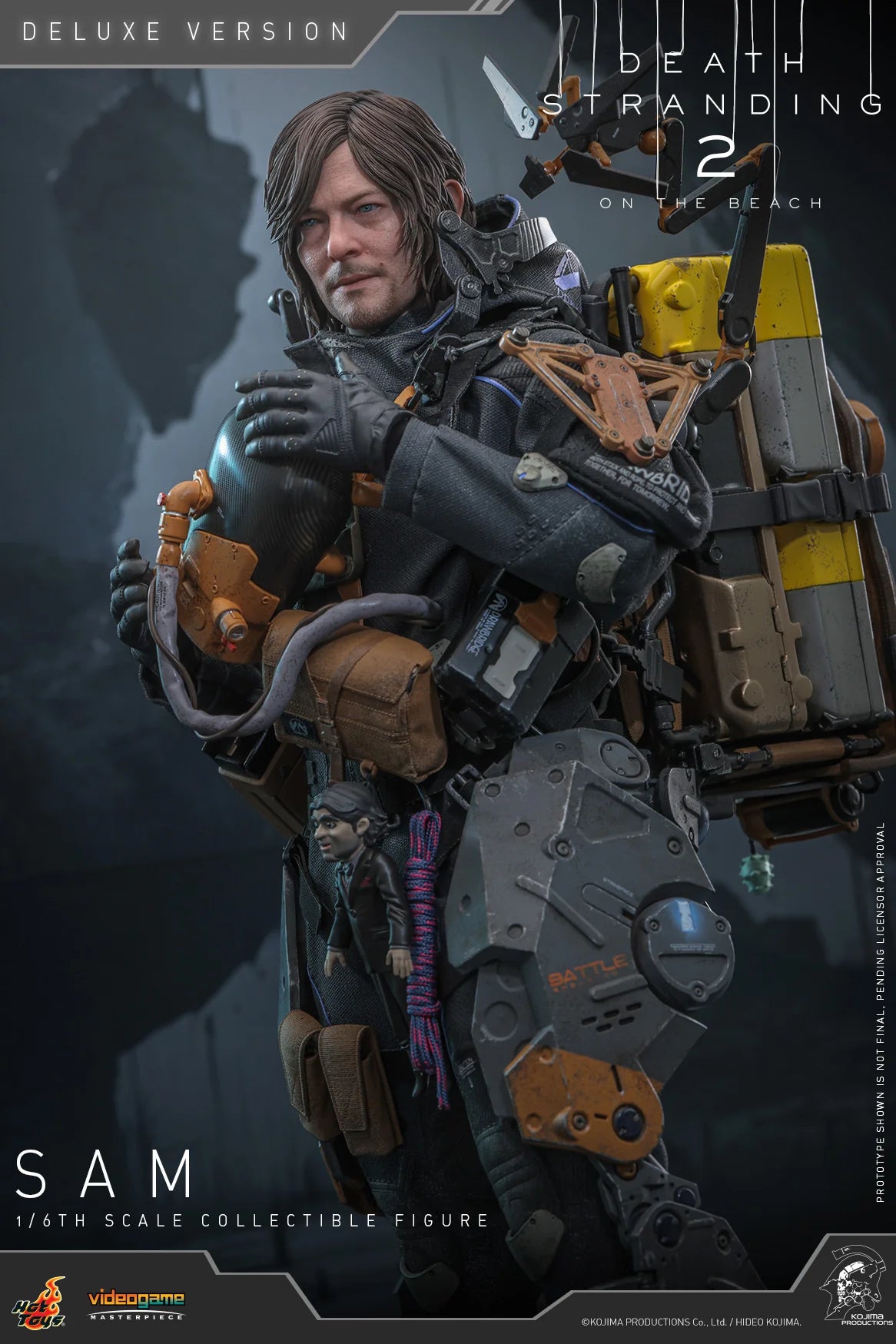 Death Stranding Hot Toys Sam (Sculpted Hair Deluxe Edition) VGM76 Licensed Action Figure