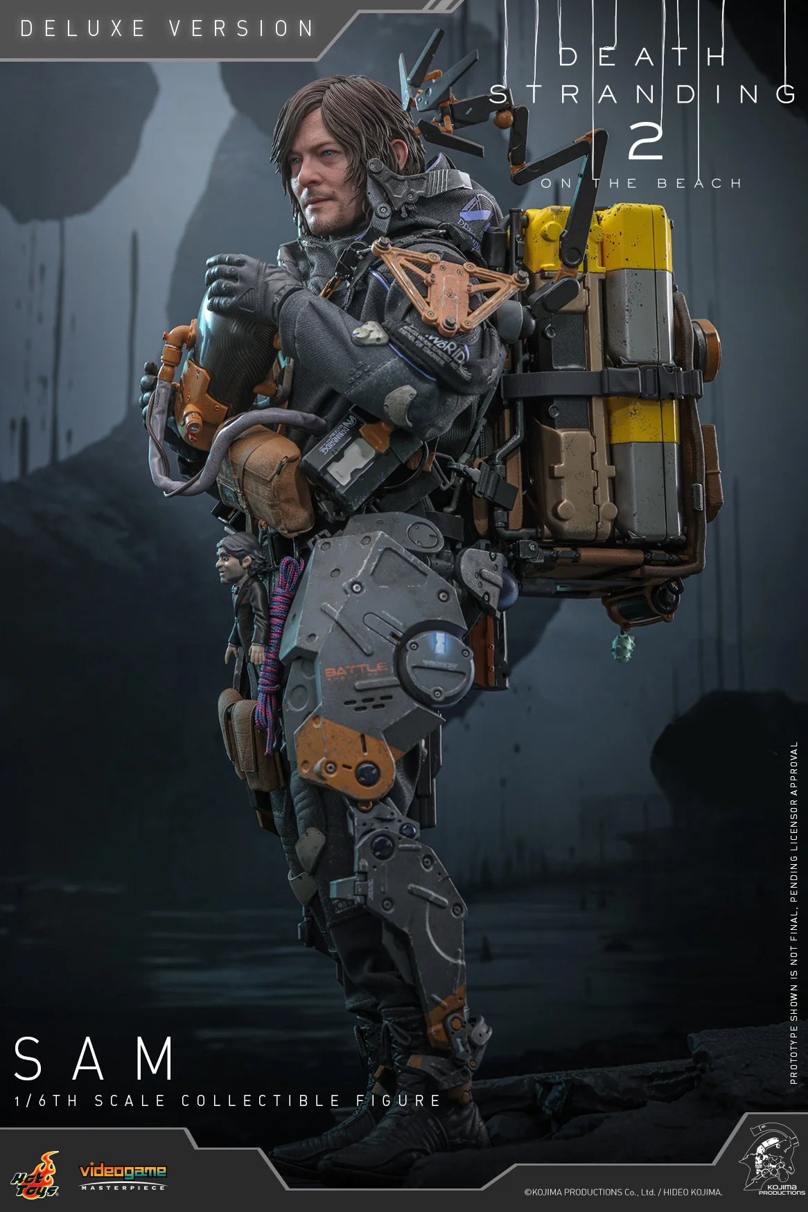 Death Stranding Hot Toys Sam (Sculpted Hair Deluxe Edition) VGM76 Licensed Action Figure