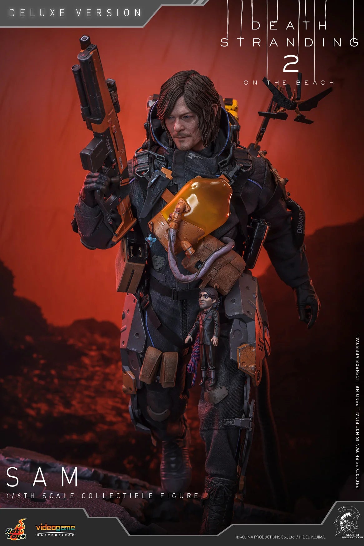 Death Stranding Hot Toys Sam (Sculpted Hair Deluxe Edition) VGM76 Licensed Action Figure
