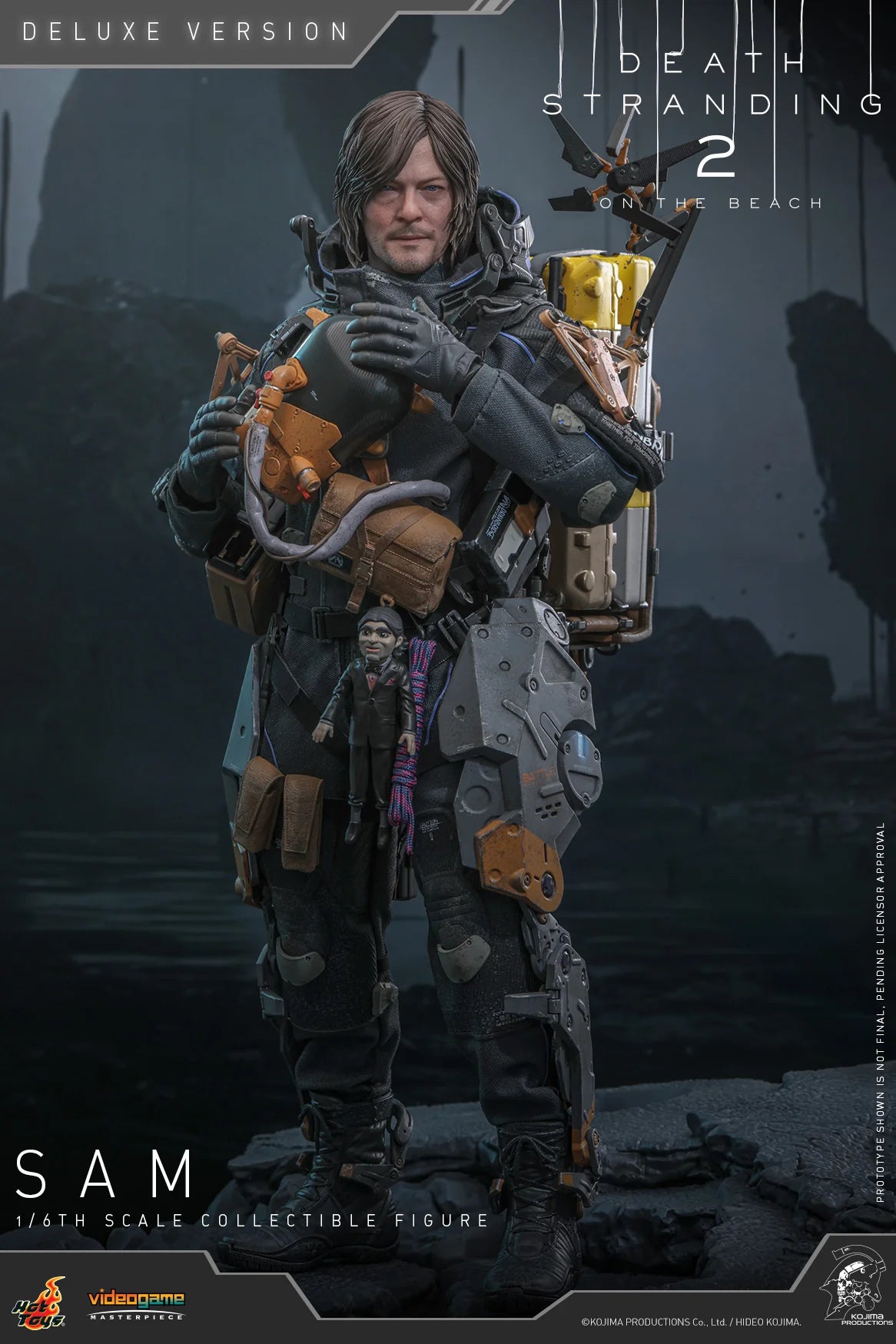 Death Stranding Hot Toys Sam (Sculpted Hair Deluxe Edition) VGM76 Licensed Action Figure