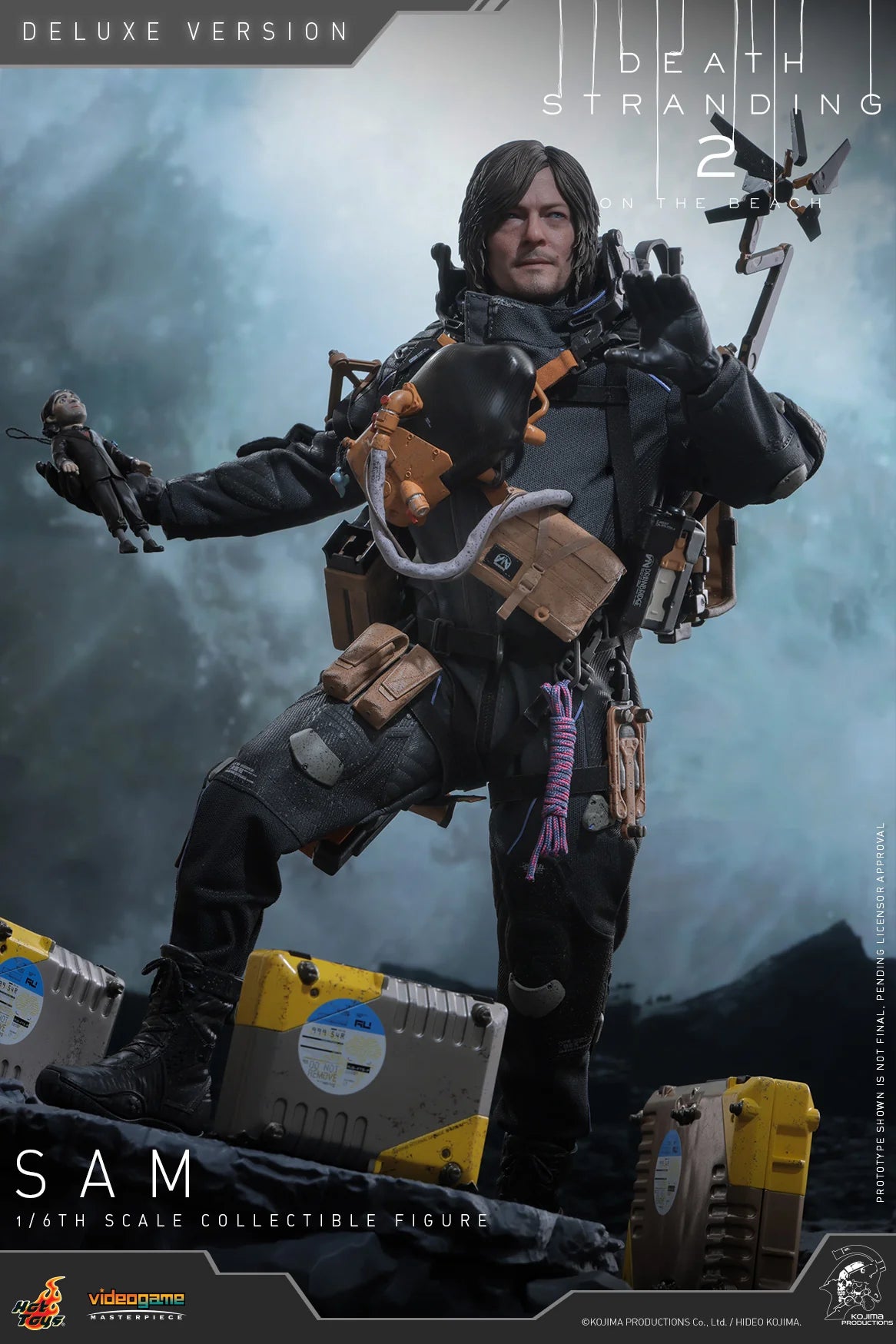 Death Stranding Hot Toys Sam (Sculpted Hair Deluxe Edition) VGM76 Licensed Action Figure