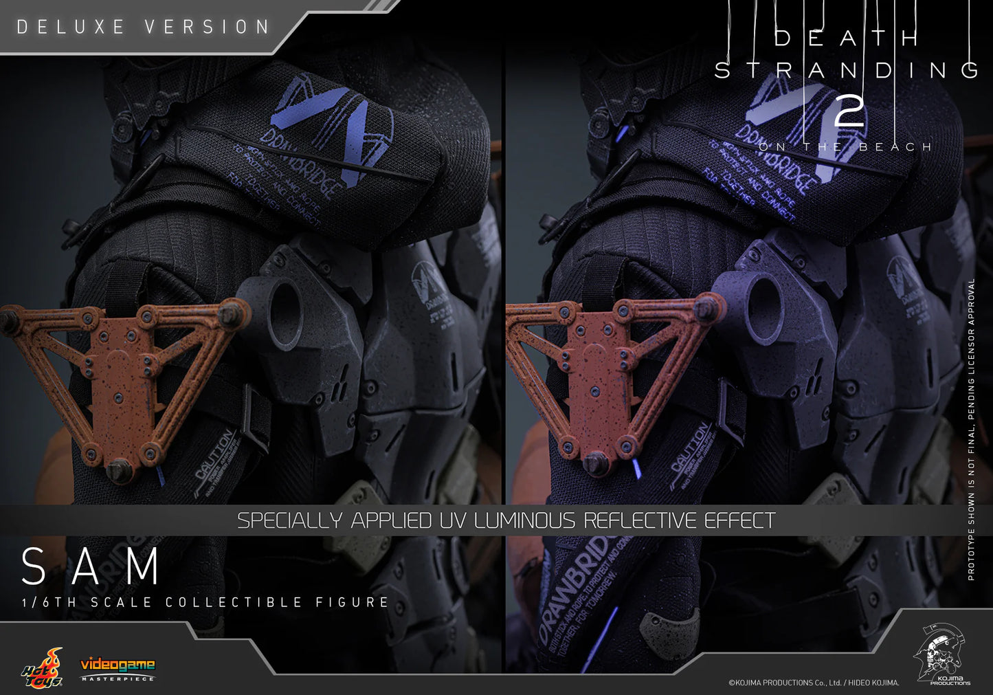 Death Stranding Hot Toys Sam (Sculpted Hair Deluxe Edition) VGM76 Licensed Action Figure