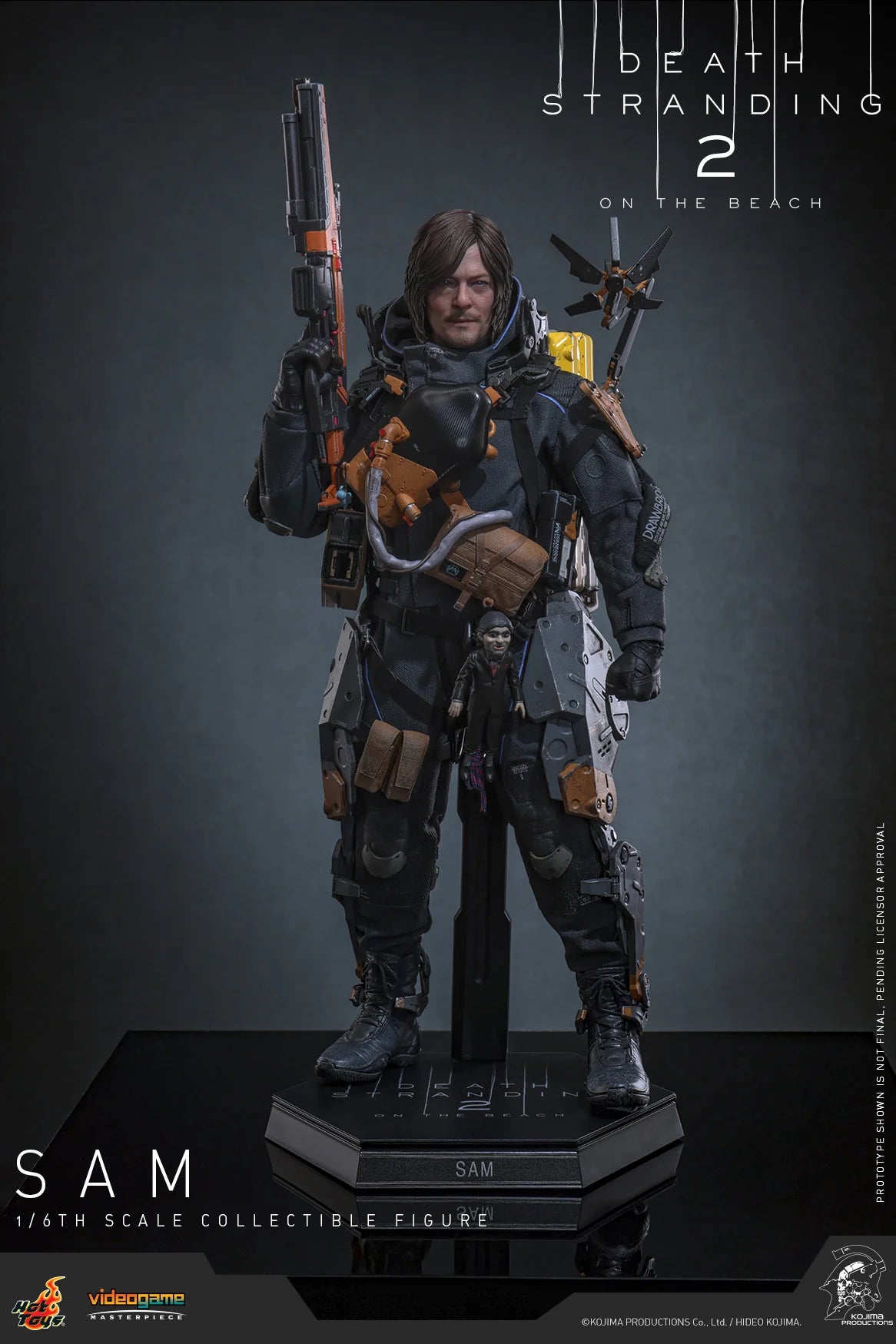 Death Stranding Hot Toys Sam (Sculpted Hair Regular) VGM75 Licensed Action Figure