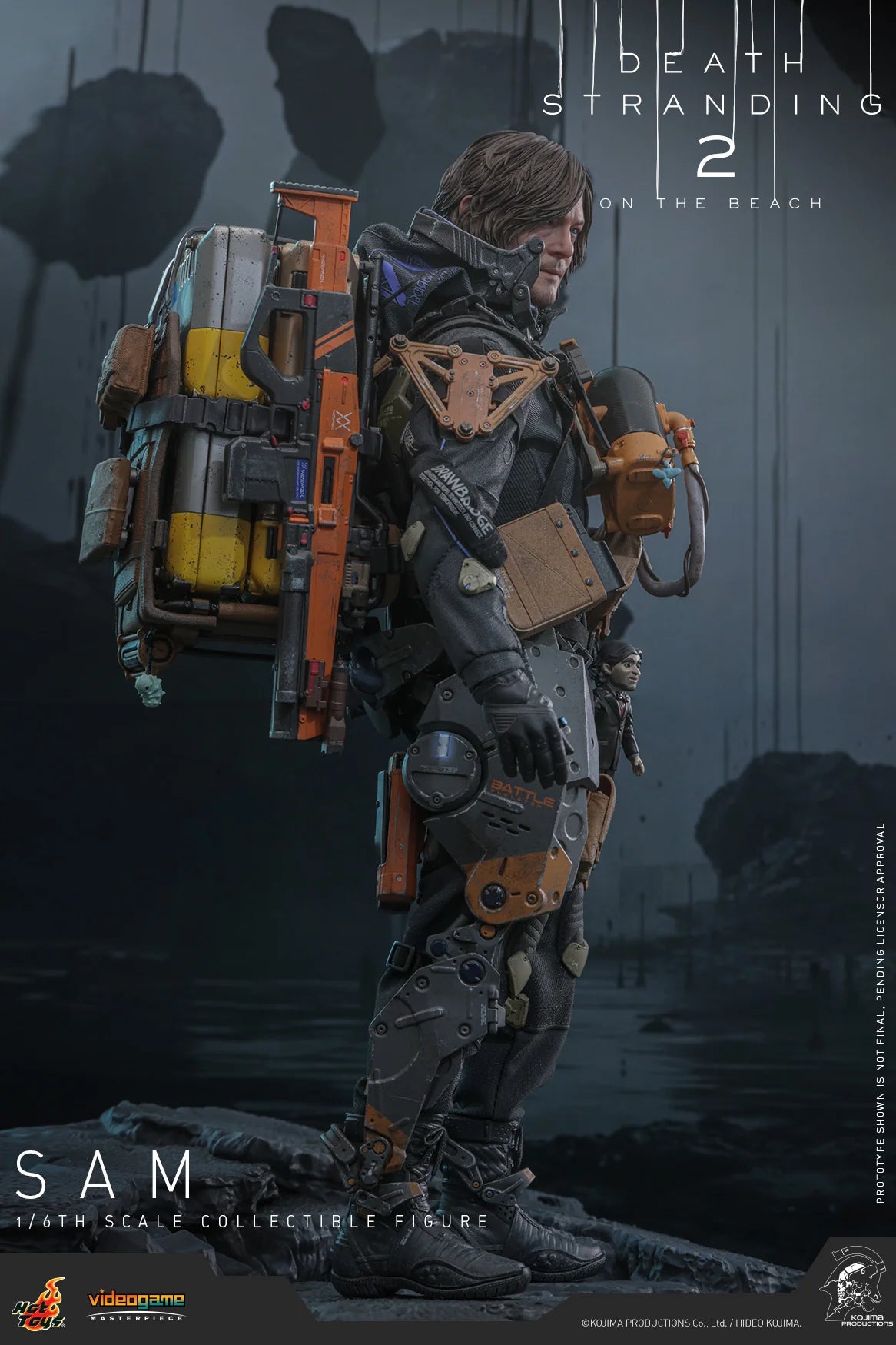 Death Stranding Hot Toys Sam (Sculpted Hair Regular) VGM75 Licensed Action Figure