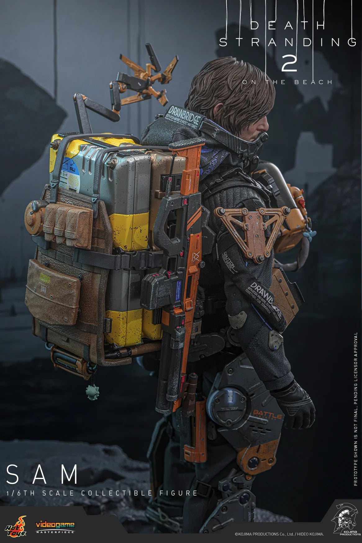 Death Stranding Hot Toys Sam (Sculpted Hair Regular) VGM75 Licensed Action Figure