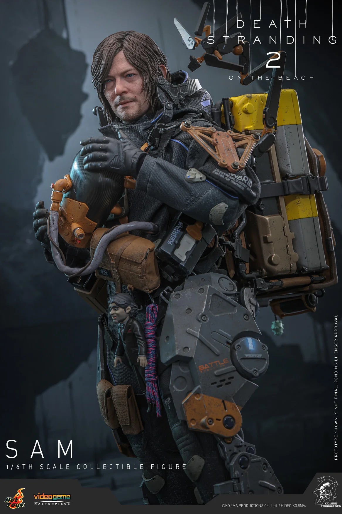 Death Stranding Hot Toys Sam (Sculpted Hair Regular) VGM75 Licensed Action Figure