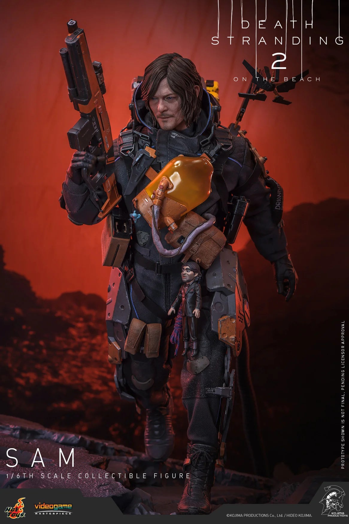 Death Stranding Hot Toys Sam (Sculpted Hair Regular) VGM75 Licensed Action Figure