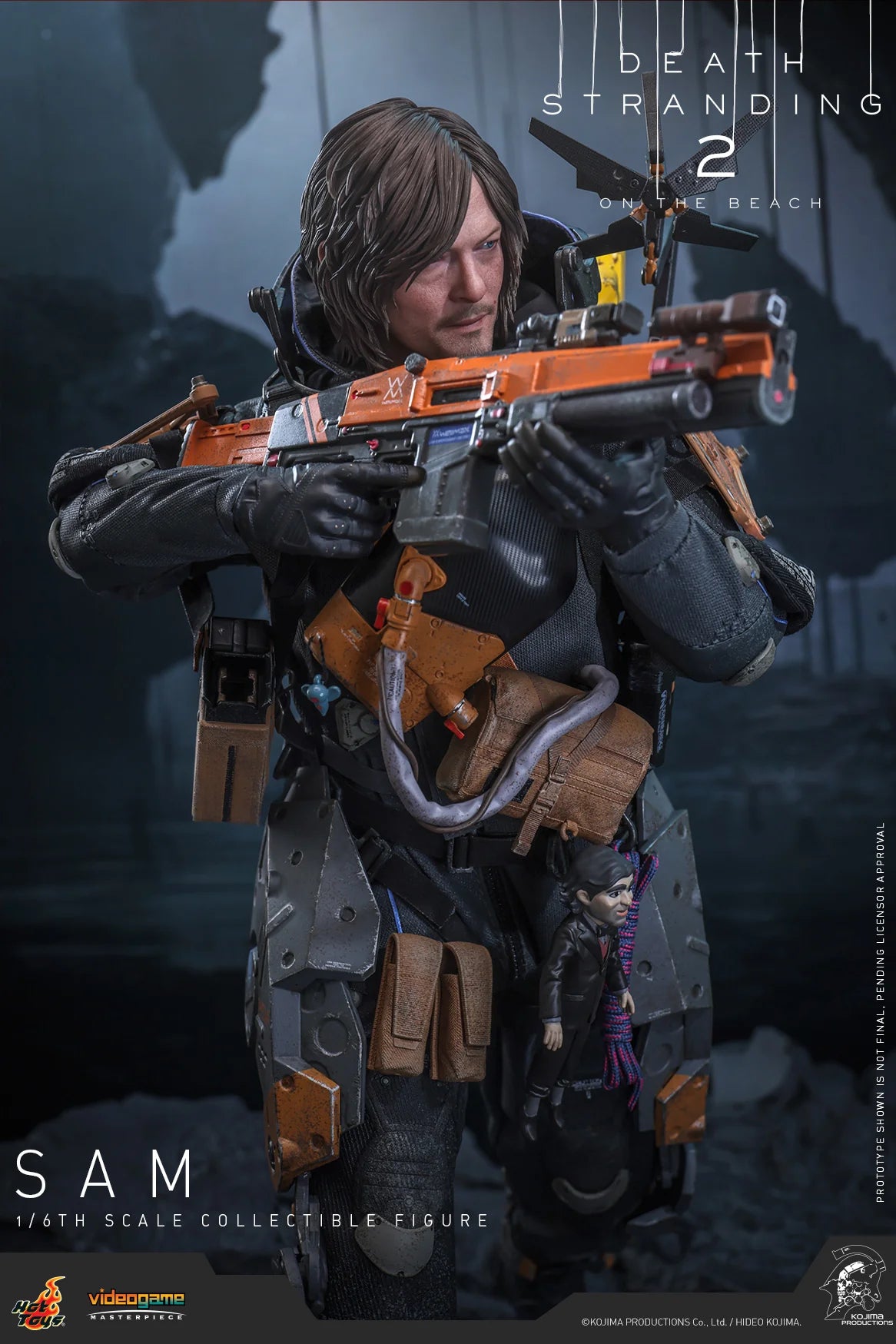 Death Stranding Hot Toys Sam (Sculpted Hair Regular) VGM75 Licensed Action Figure