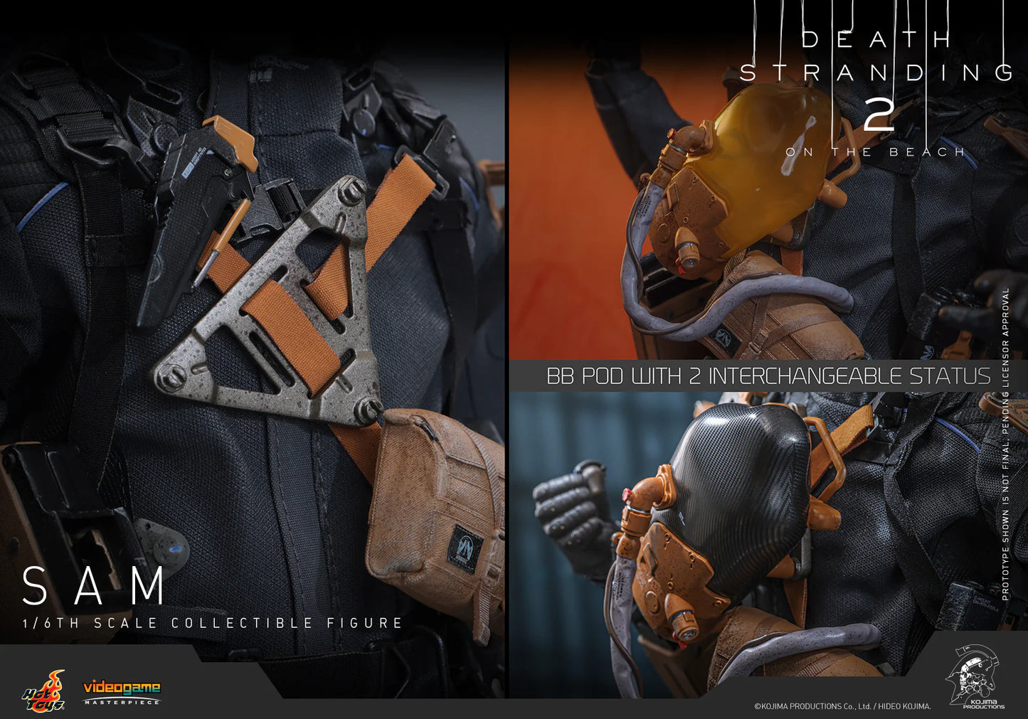 Death Stranding Hot Toys Sam (Sculpted Hair Regular) VGM75 Licensed Action Figure