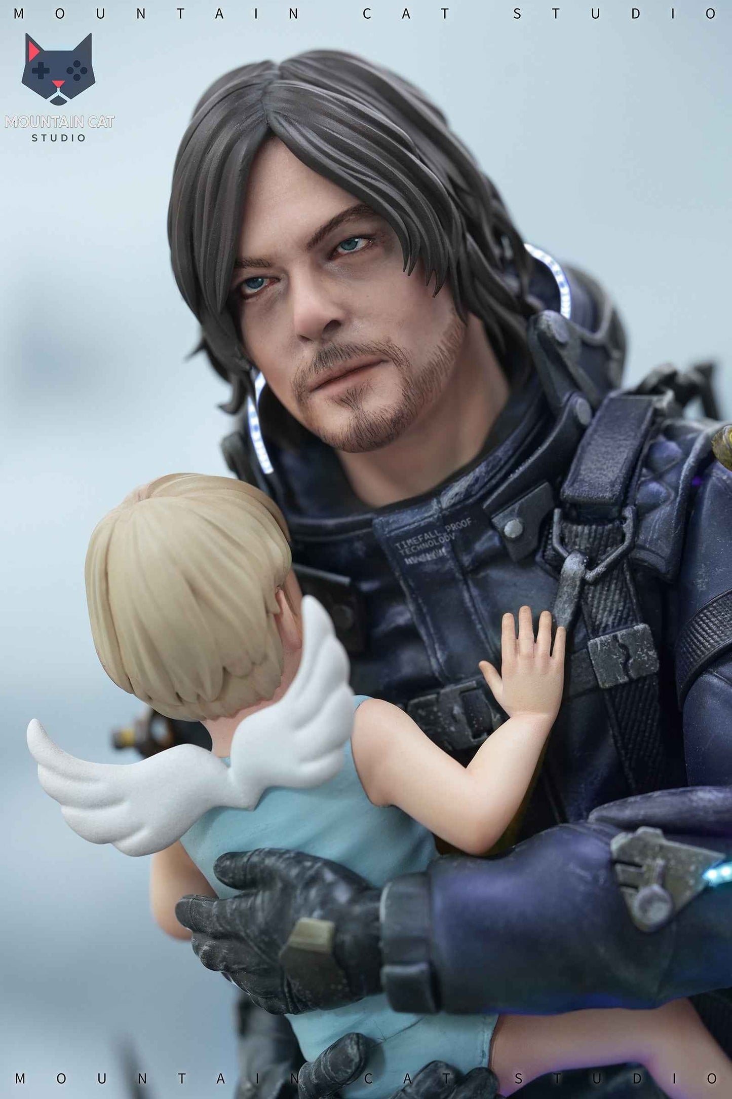Death Stranding MOUNTAIN CAT Studio On the Beach Sam & Lou Resin Statue