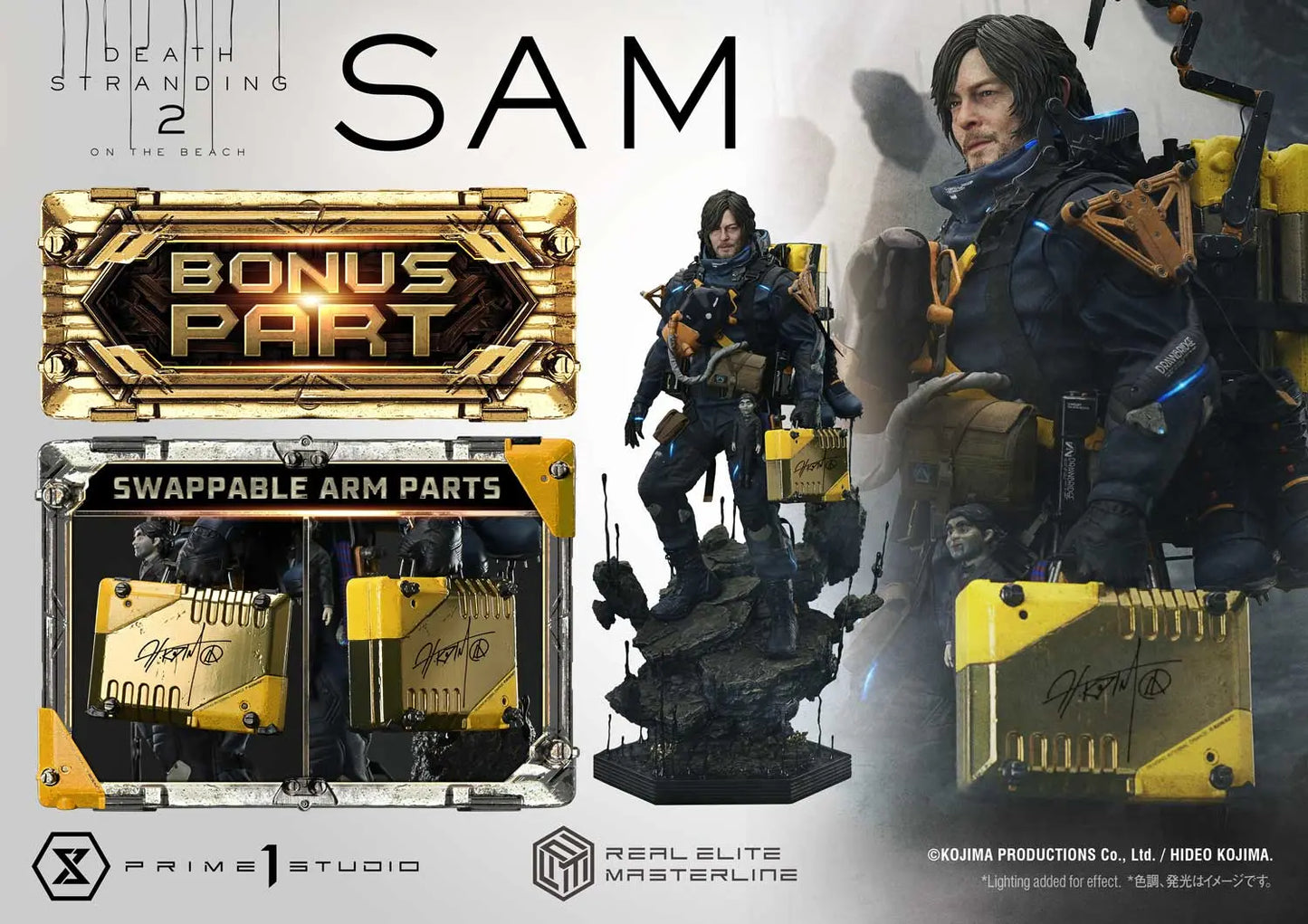 Death Stranding Prime 1 Studio Sam 1/3 REMDS2-01 REMDS2-01DX REMDS2-01DXS Licensed Resin Statue