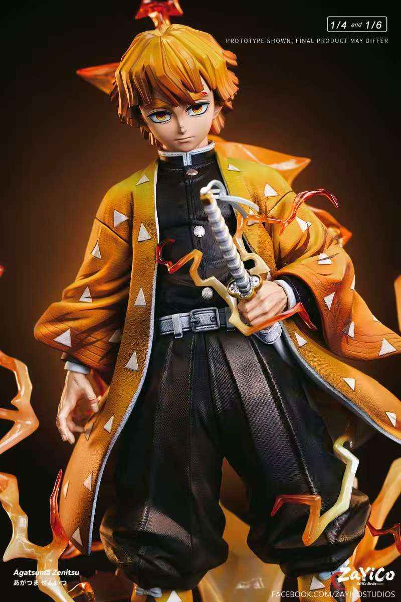 Demon Slayer: Kimetsu No Yaiba Zayico Studio Agatsuma Zenitsu Resin Statue