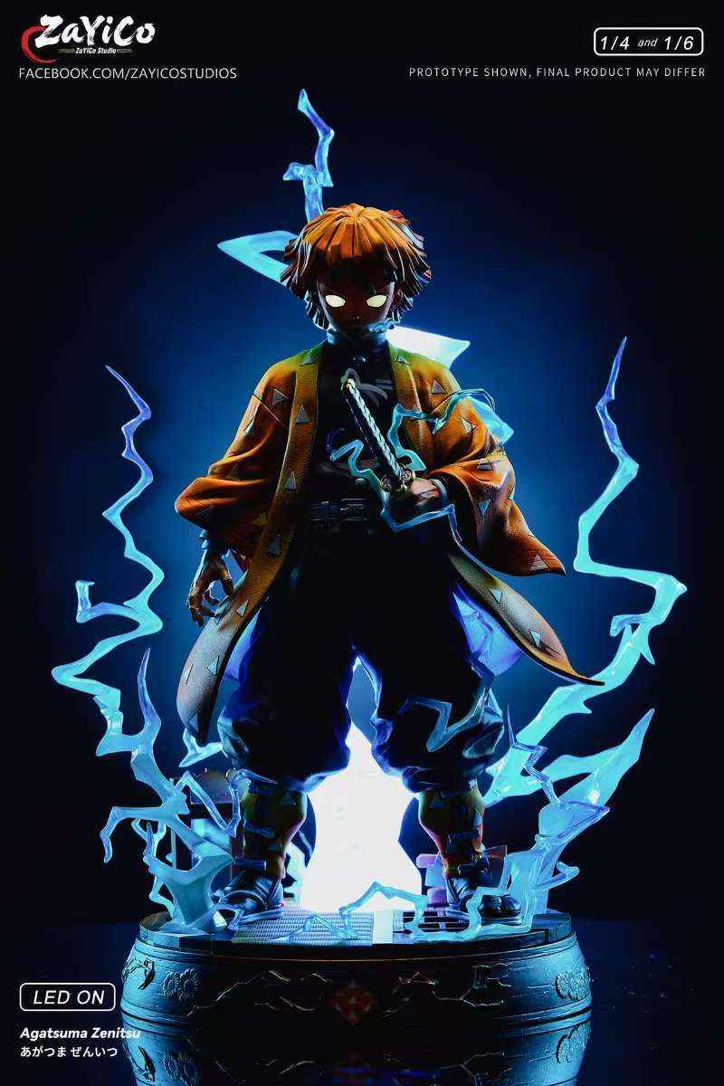 Demon Slayer: Kimetsu No Yaiba Zayico Studio Agatsuma Zenitsu Resin Statue