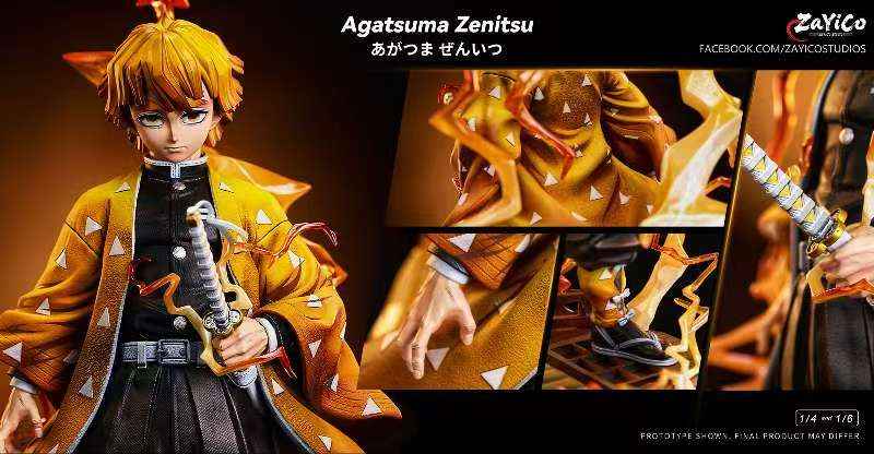 Demon Slayer: Kimetsu No Yaiba Zayico Studio Agatsuma Zenitsu Resin Statue