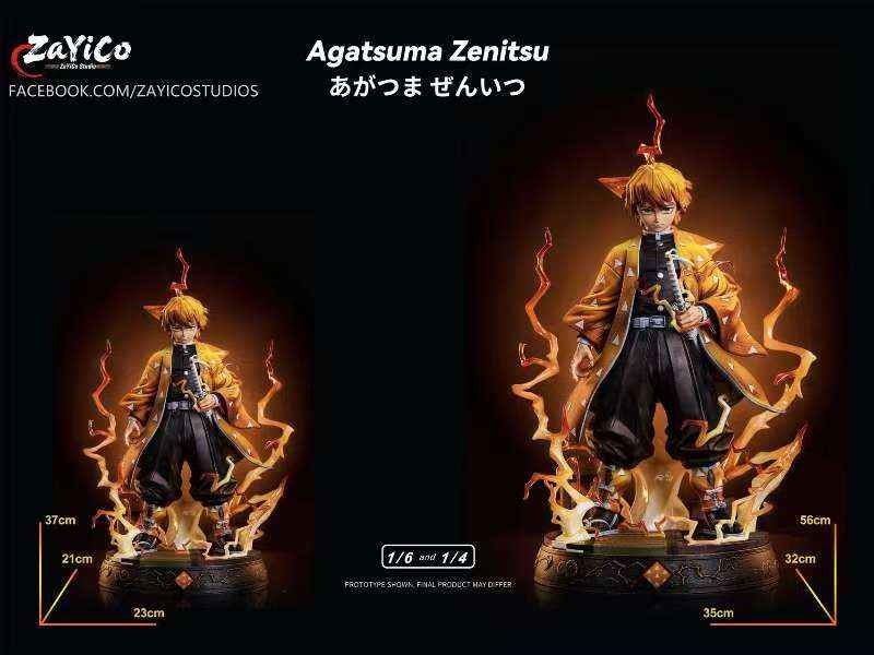 Demon Slayer: Kimetsu No Yaiba Zayico Studio Agatsuma Zenitsu Resin Statue