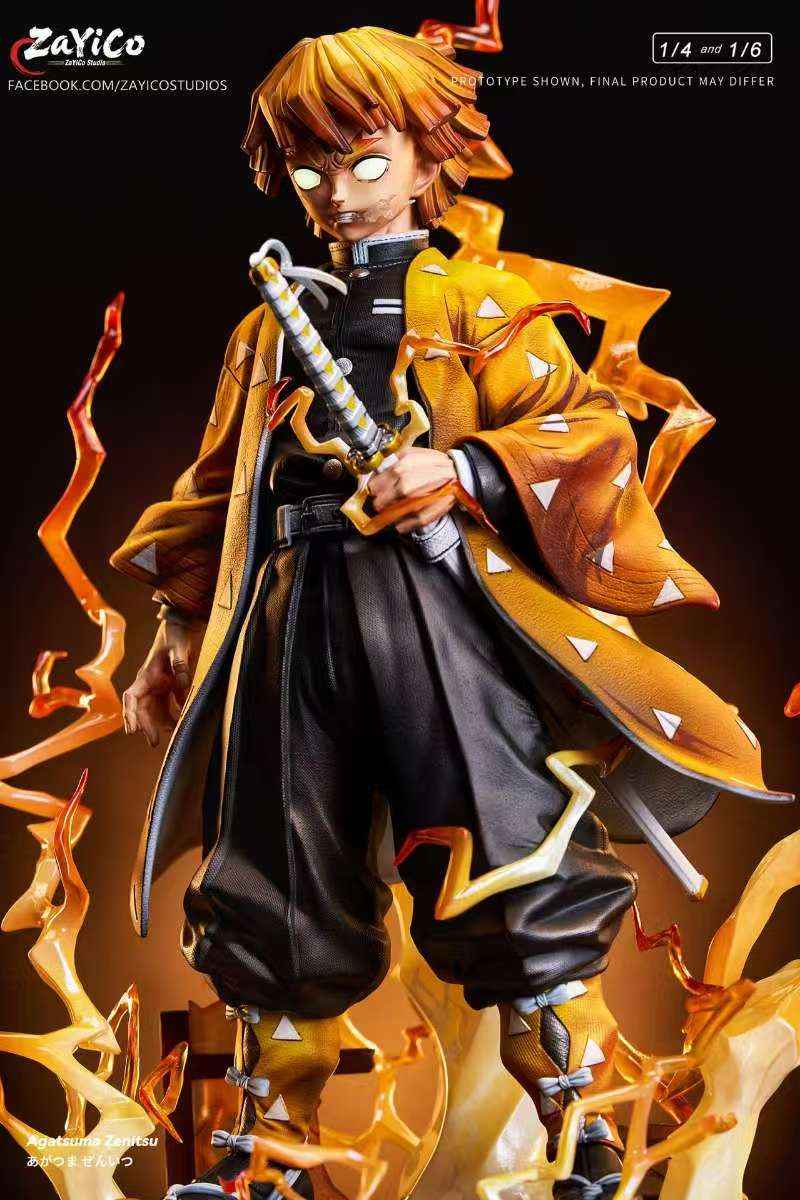 Demon Slayer: Kimetsu No Yaiba Zayico Studio Agatsuma Zenitsu Resin Statue