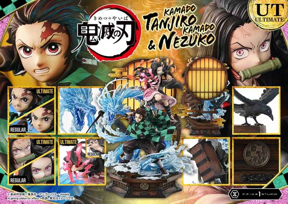 Demon Slayer: Kimetsu no Yaiba Prime 1 Studio Kamado Tanjirou & Kamado Nezuko 1/6 Licensed Resin Statue