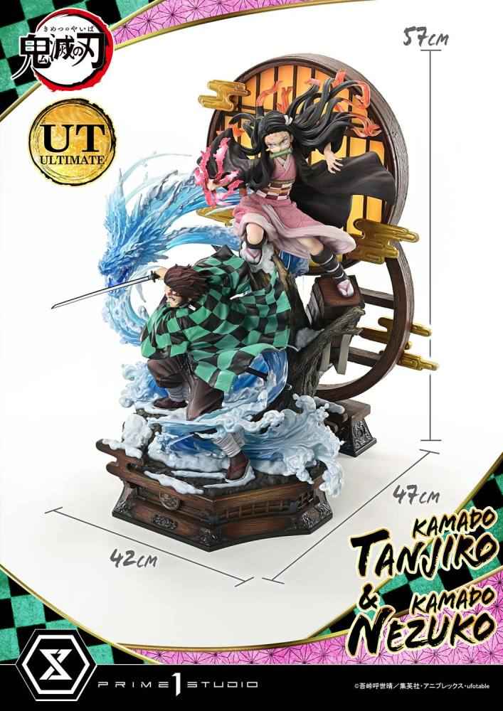 Demon Slayer: Kimetsu no Yaiba Prime 1 Studio Kamado Tanjirou & Kamado Nezuko 1/6 Licensed Resin Statue