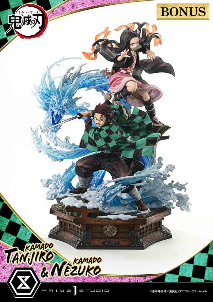 Demon Slayer: Kimetsu no Yaiba Prime 1 Studio Kamado Tanjirou & Kamado Nezuko 1/6 Licensed Resin Statue