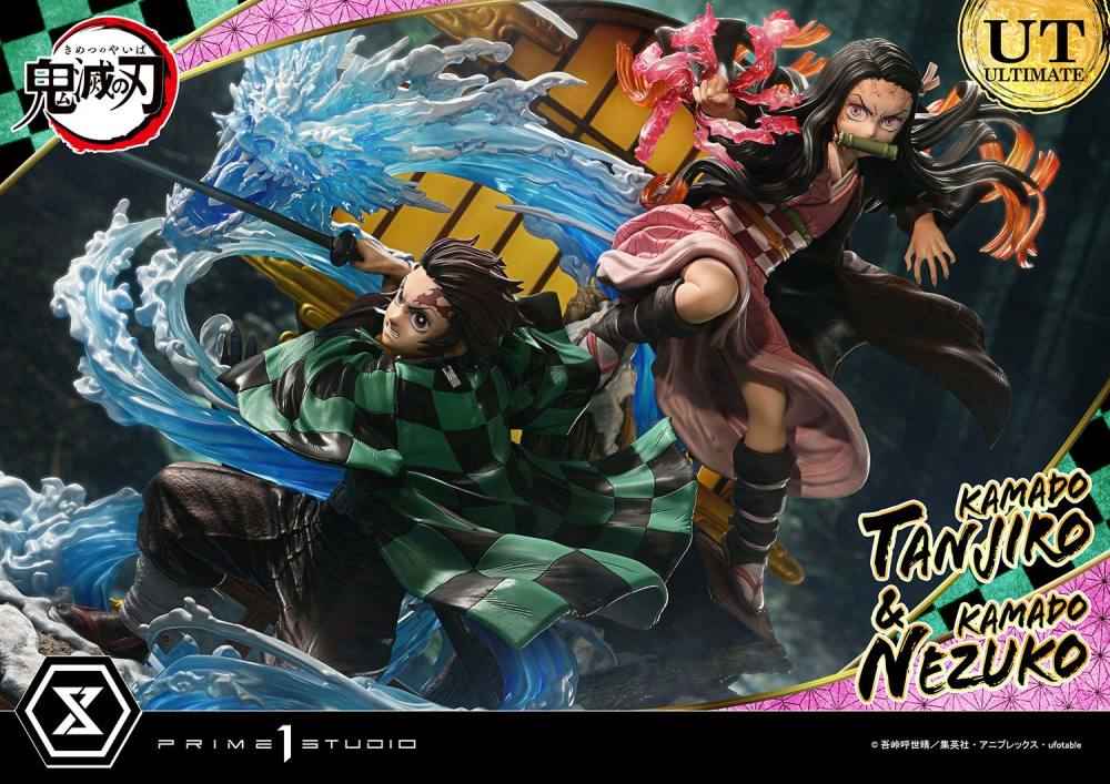 Demon Slayer: Kimetsu no Yaiba Prime 1 Studio Kamado Tanjirou & Kamado Nezuko 1/6 Licensed Resin Statue