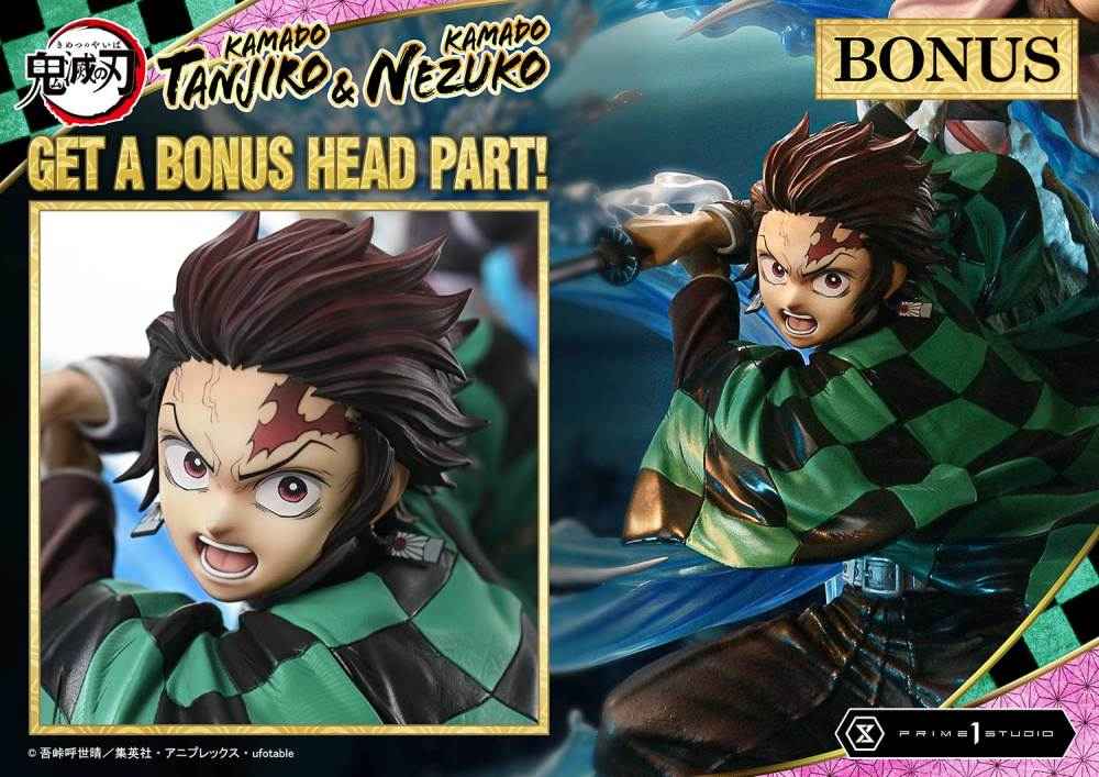 Demon Slayer: Kimetsu no Yaiba Prime 1 Studio Kamado Tanjirou & Kamado Nezuko 1/6 Licensed Resin Statue