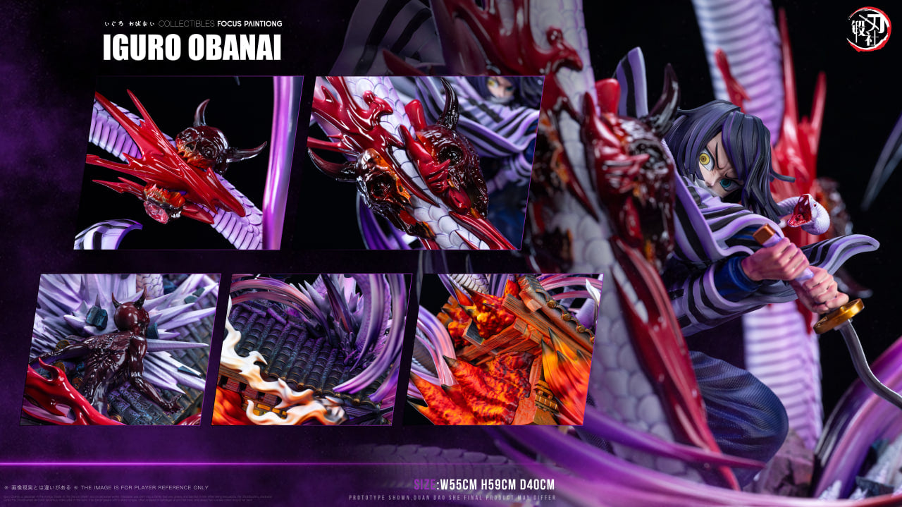 Demon Slayer: Kimetsu No Yaiba DDS Studio Nine Pillars Obanai Iguro Resin Statue