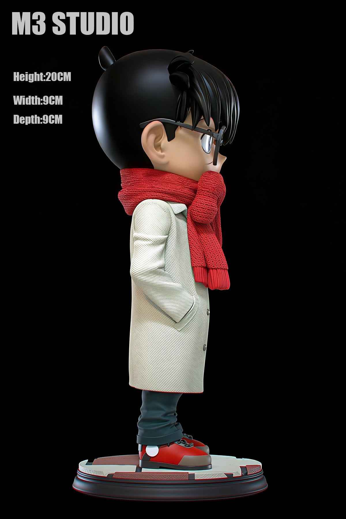 Detective Conan M3 Studio Conan Edogawa Q-Version Resin Statue