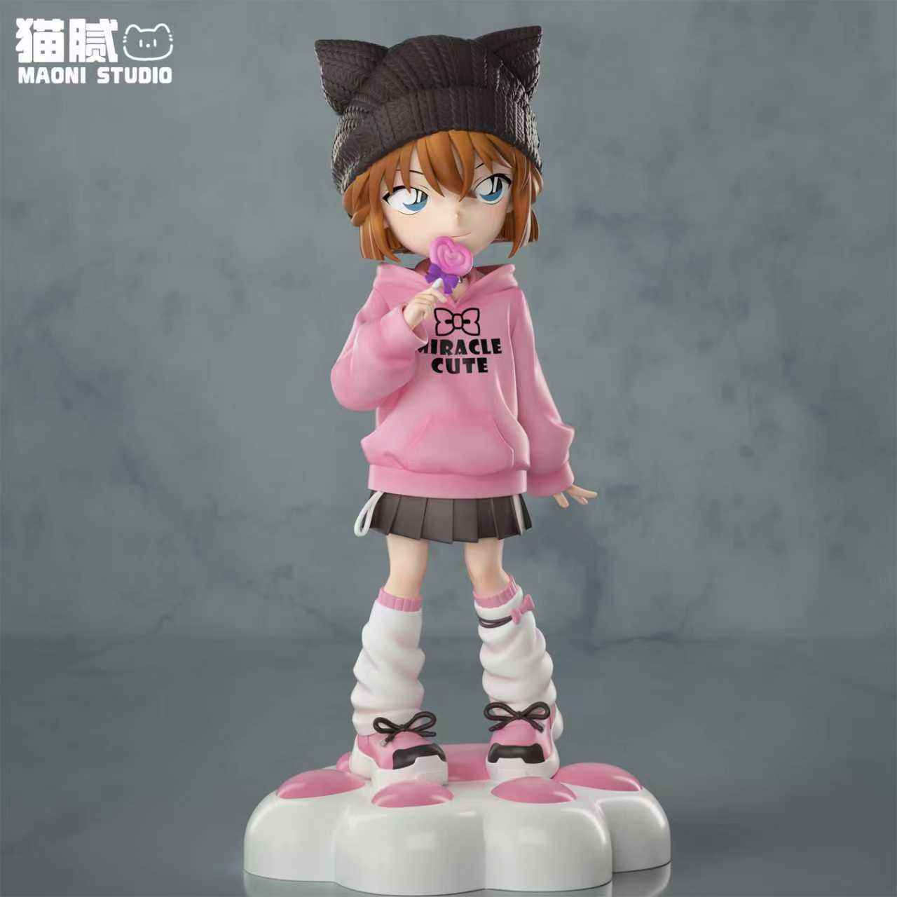 Detective Conan Maoni Studio Cat Ear Ai Haibara Resin Statue