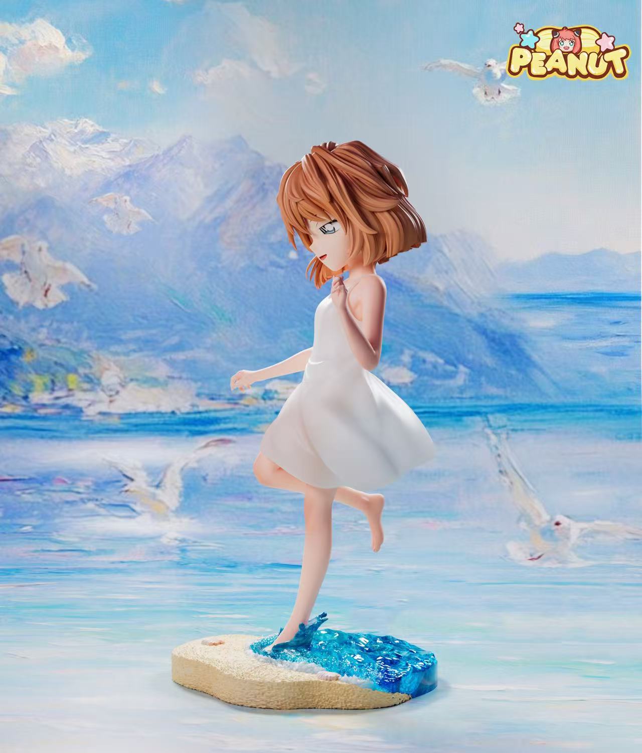 Detective Conan Peanut Studio Ai Haibara Shiho Miyano White Dress Beach Ver. Resin Statue