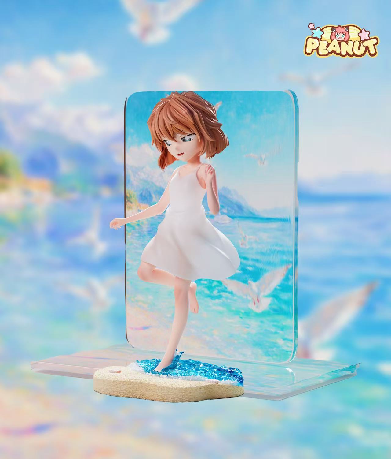 Detective Conan Peanut Studio Ai Haibara Shiho Miyano White Dress Beach Ver. Resin Statue