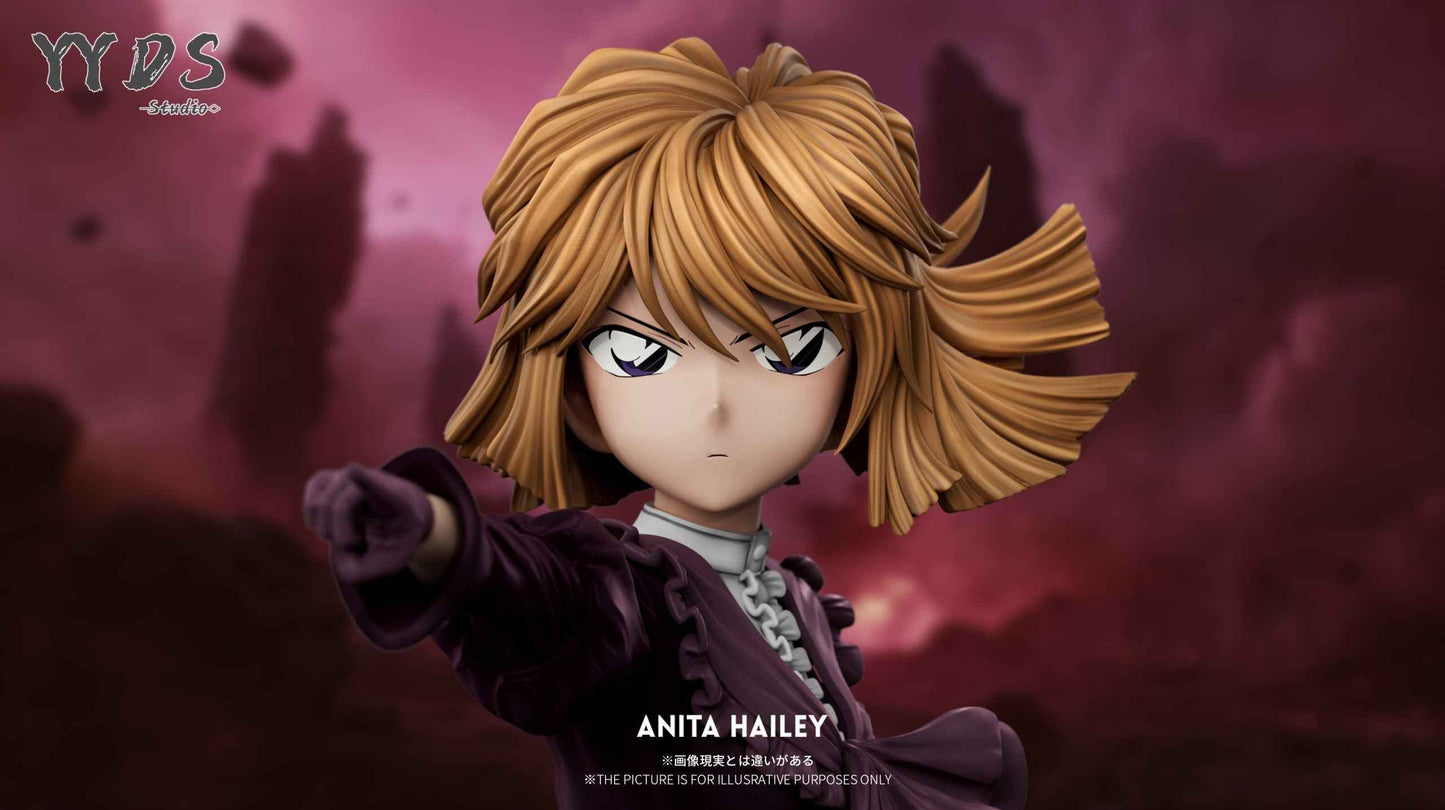 Detective Conan YYDS Studio Conan Gothic Black Dress Ai Haibara Shiho Miyano Resin Statue