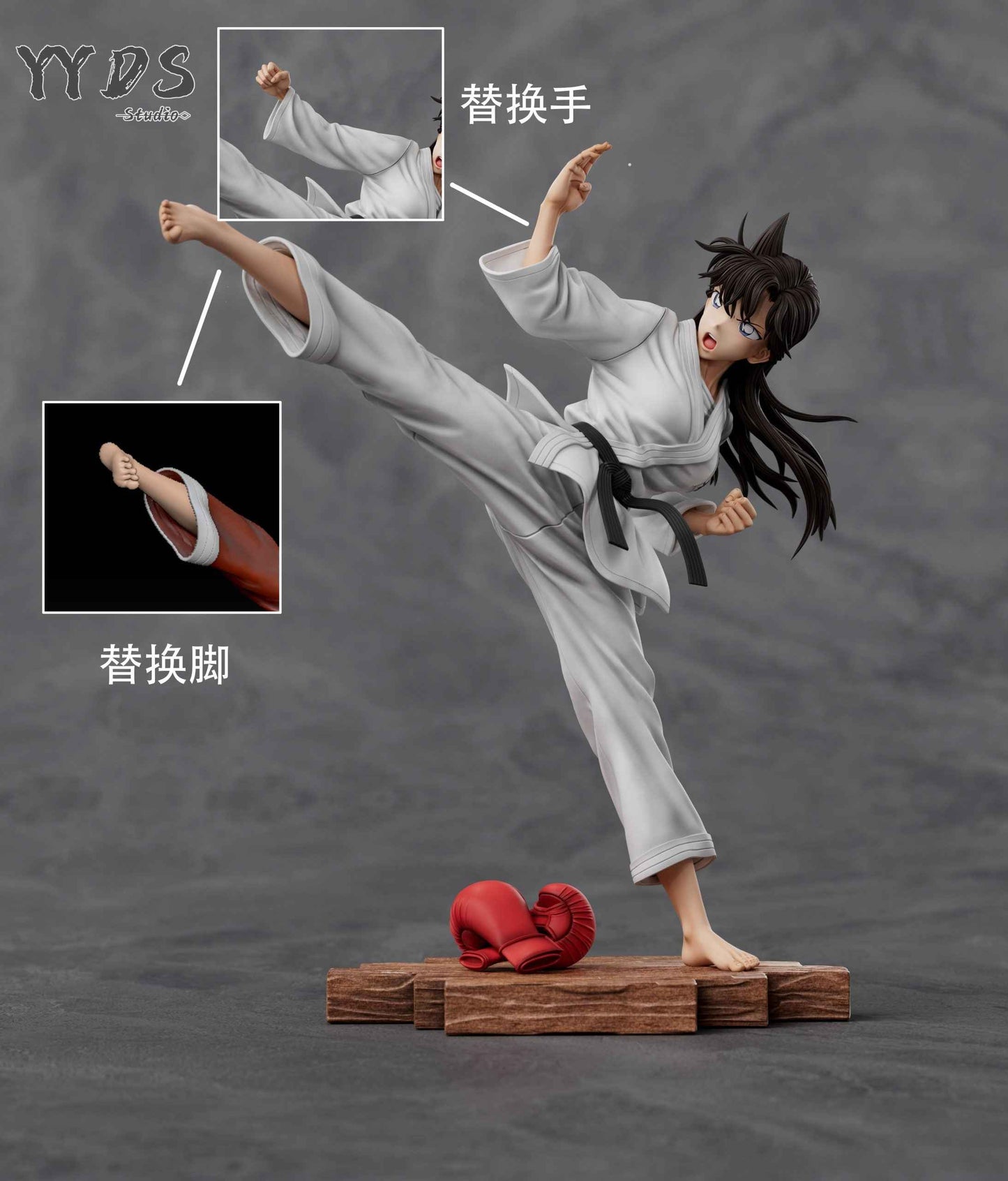 Detective Conan YYDS Studio Karate Ran Mouri Resin Statue