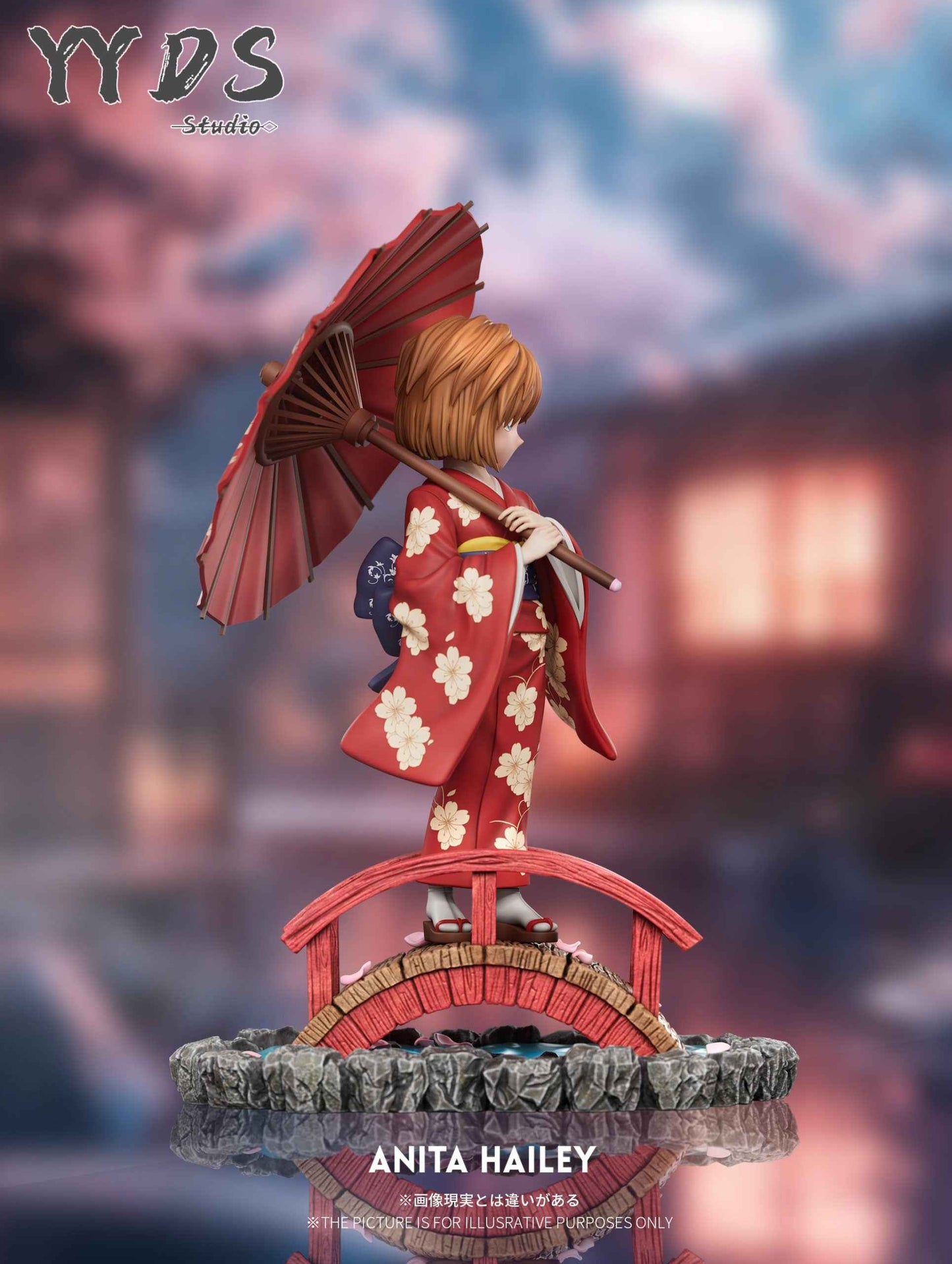 Detective Conan YYDS Studio Kimono Ai Haibara Shiho Miyano Resin Statue