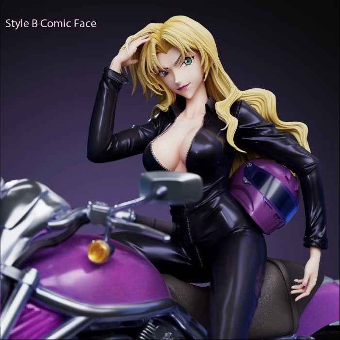 Detective Conan Strange Thief Studio Motorcycle Vermouth 1/6 Resin Statue