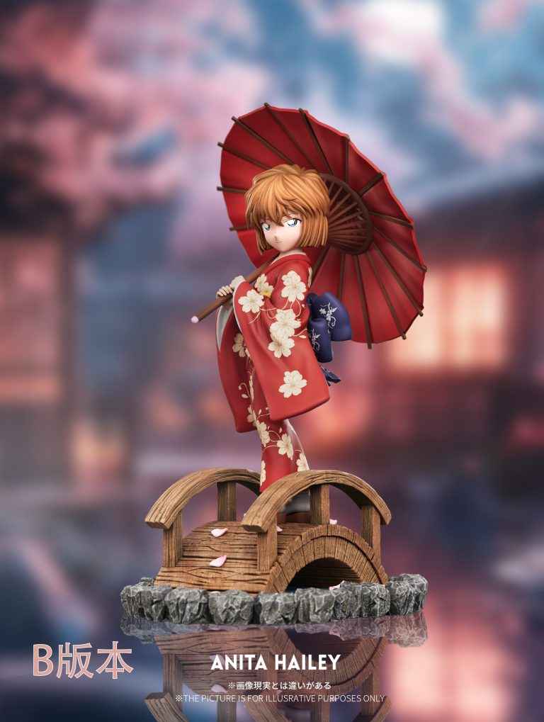 Detective Conan YYDS Studio Kimono Ai Haibara Shiho Miyano Resin Statue