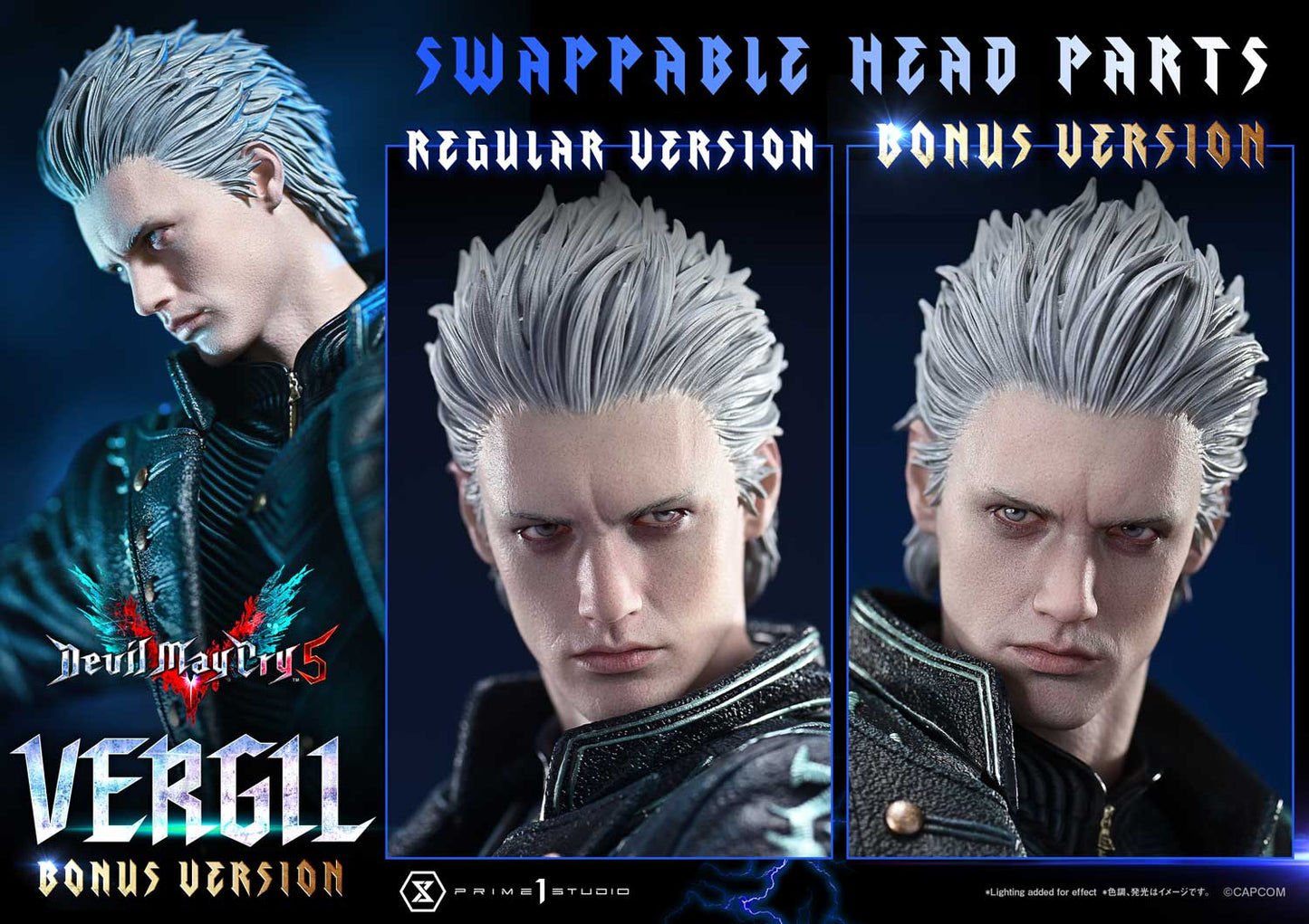Devil May Cry Prime 1 Studio Vergil CMDMCV-02 CMDMCV-02S Resin Statue